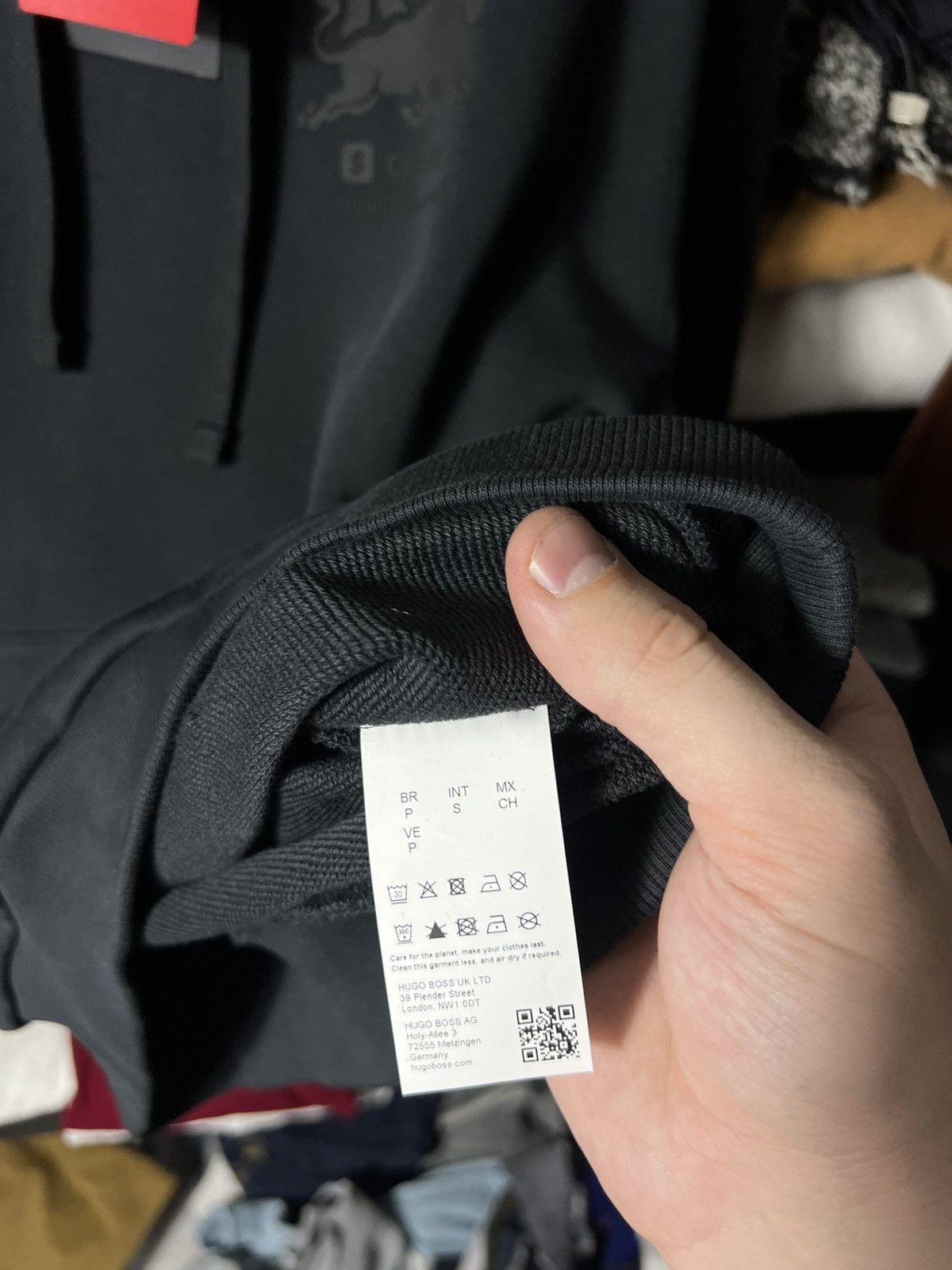 Hugo HUGO Red Bull Racing Oversized Hoodie Black F1 Visa Cash App Size US S / EU 44-46 / 1 - 17 Thumbnail