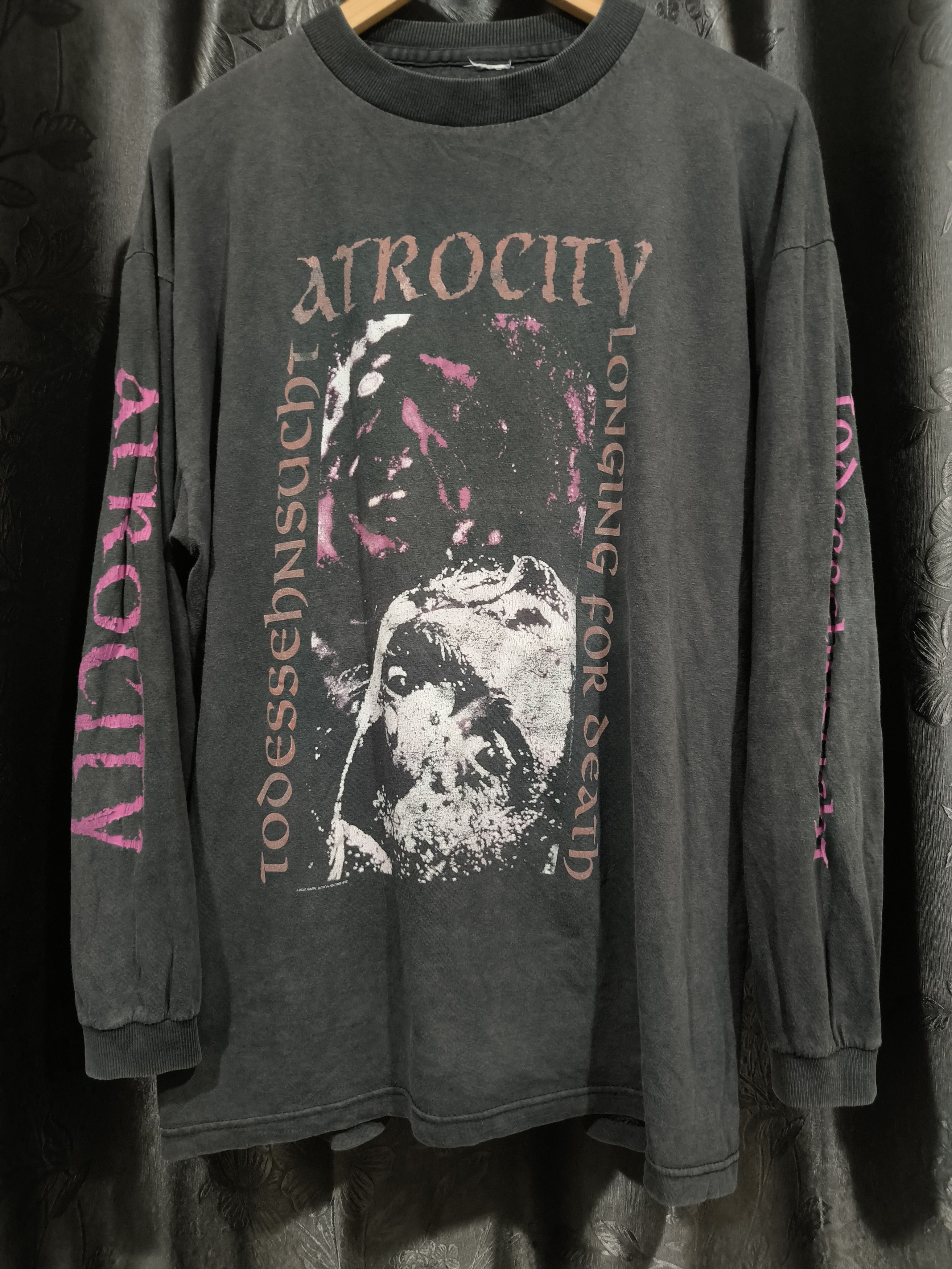 Vintage 90s Atrocity (Todessehnsucht) Ls shirt