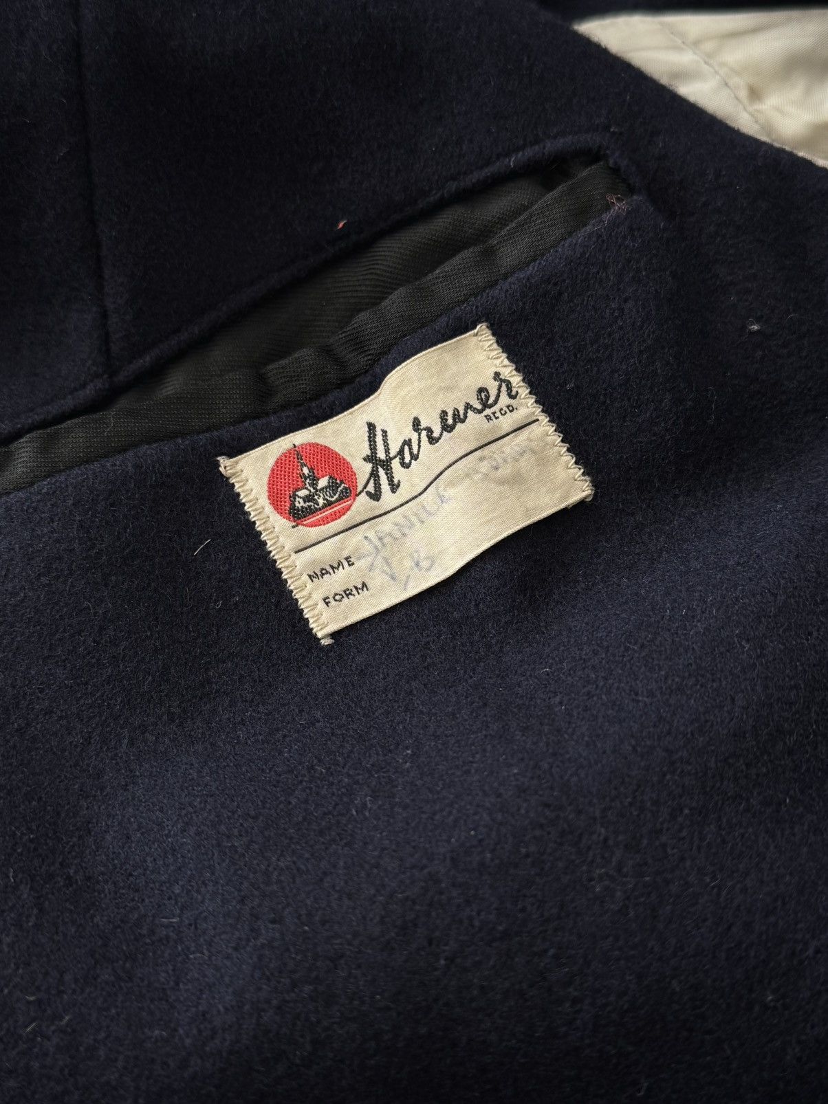 Japanese Brand 1950s England ‘Fairfield’ High School Women’s Wool Jacket Size XL / US 12-14 / IT 48-50 - 6 Thumbnail