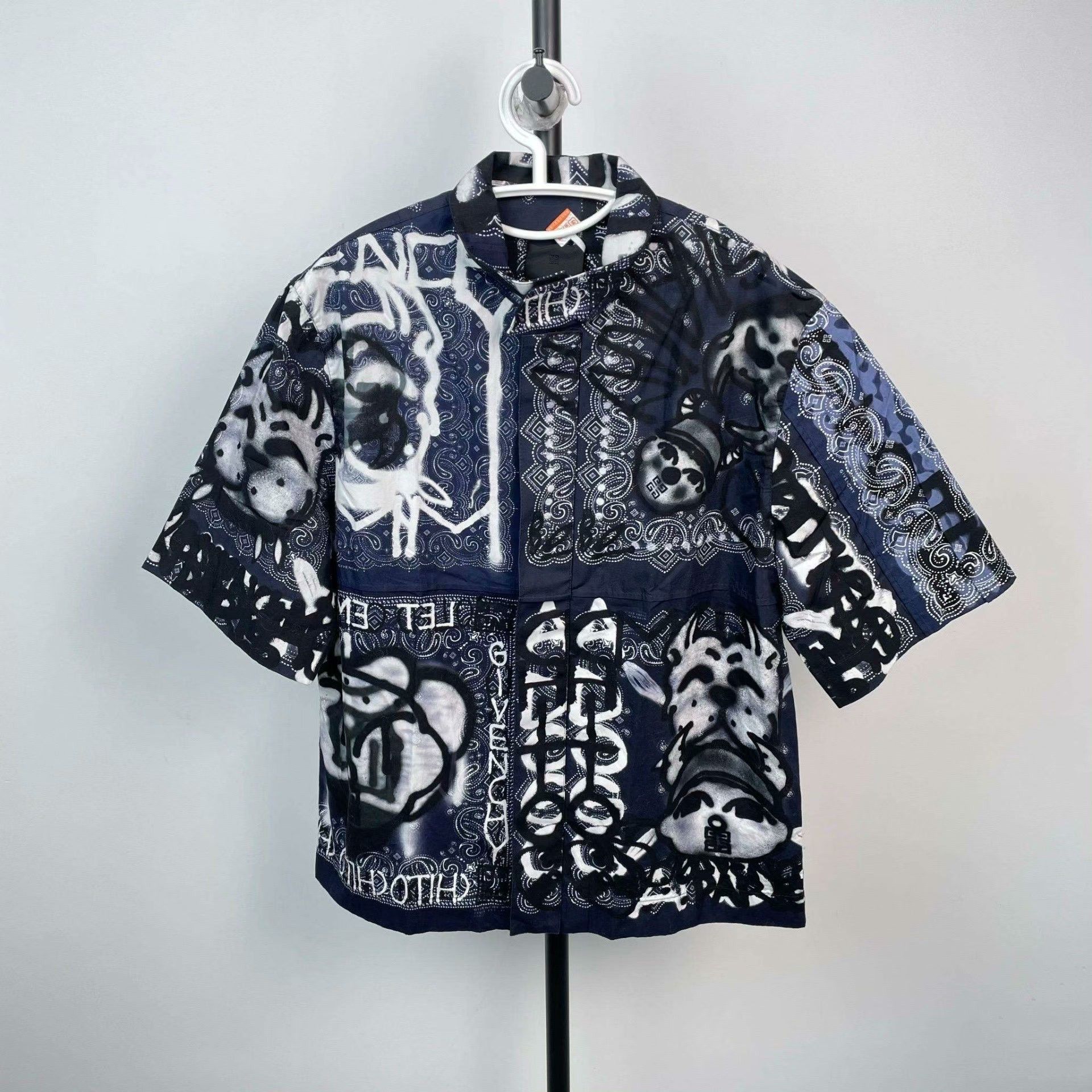 Givenchy Givenchy Collab Printed Blue Shirt M Men Size US M / EU 48-50 / 2 - 1 Thumbnail
