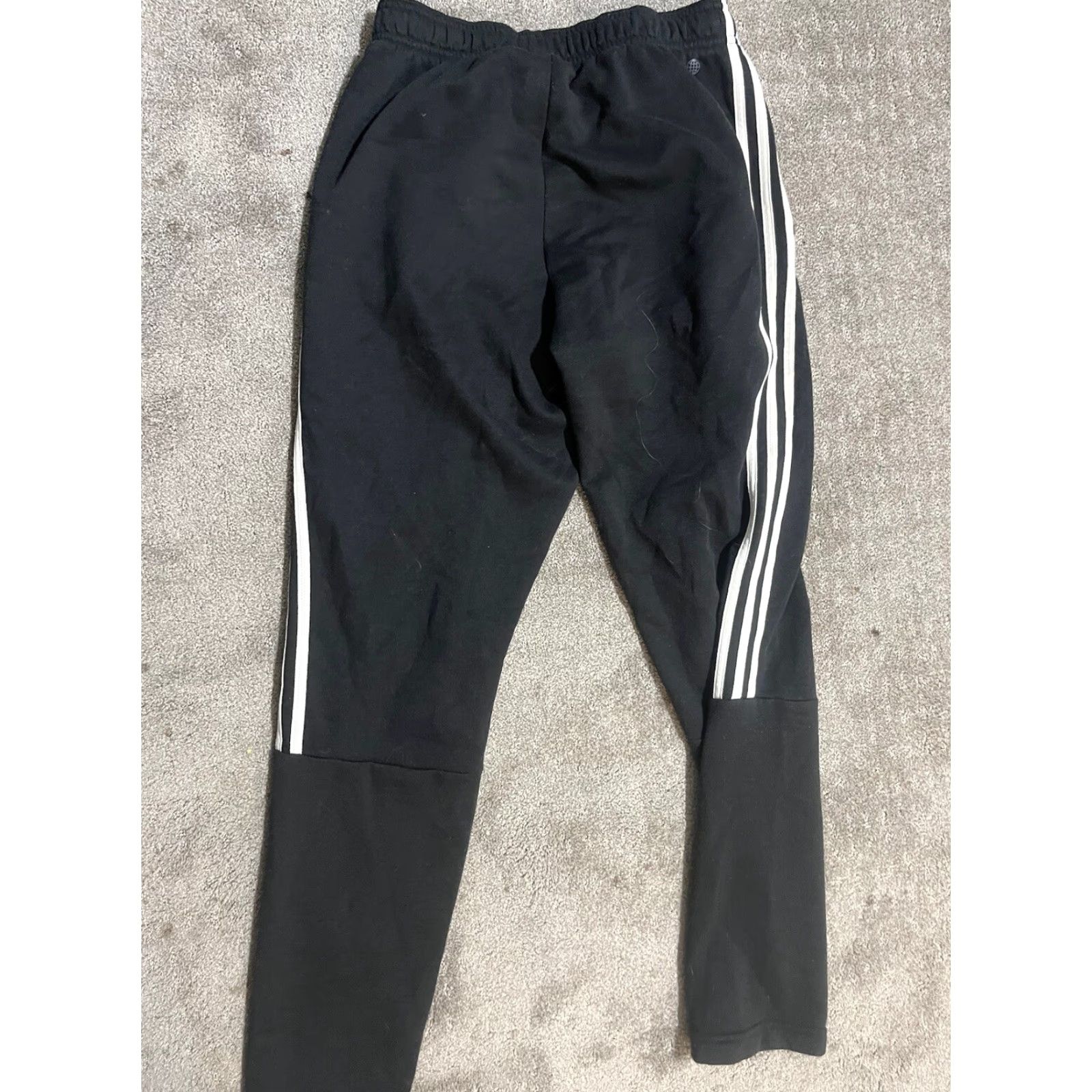 Adidas Adidas Track Pants Mens Medium Black Athletic Zip Ankle 2GF001 Mens Track Pants 90s? (if applicable) Size US 31 - 3 Thumbnail