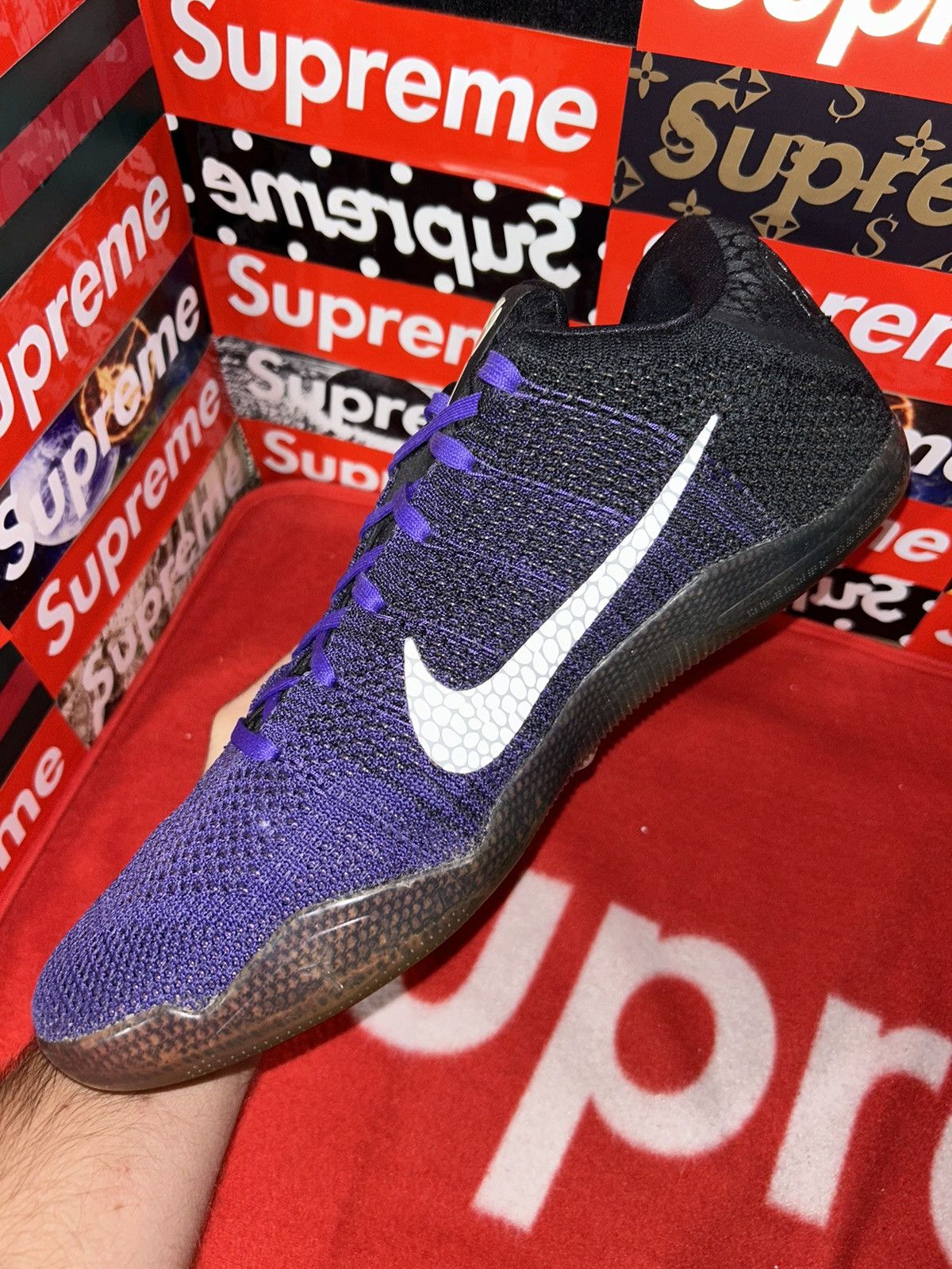 Nike Nike Kobe 11 Elite Low Eulogy Hyper Grape 822675-510 size 13 Size US 13 / EU 46 - 10 Thumbnail