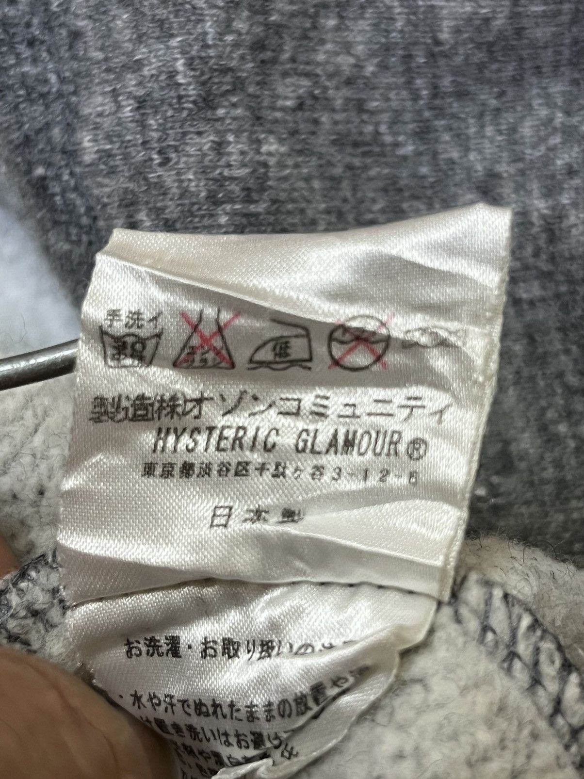 Hysteric Glamour Vintage HYSTERIC GLAMOUR “super relax” ripped style hoodies Size US M / EU 48-50 / 2 - 13 Thumbnail