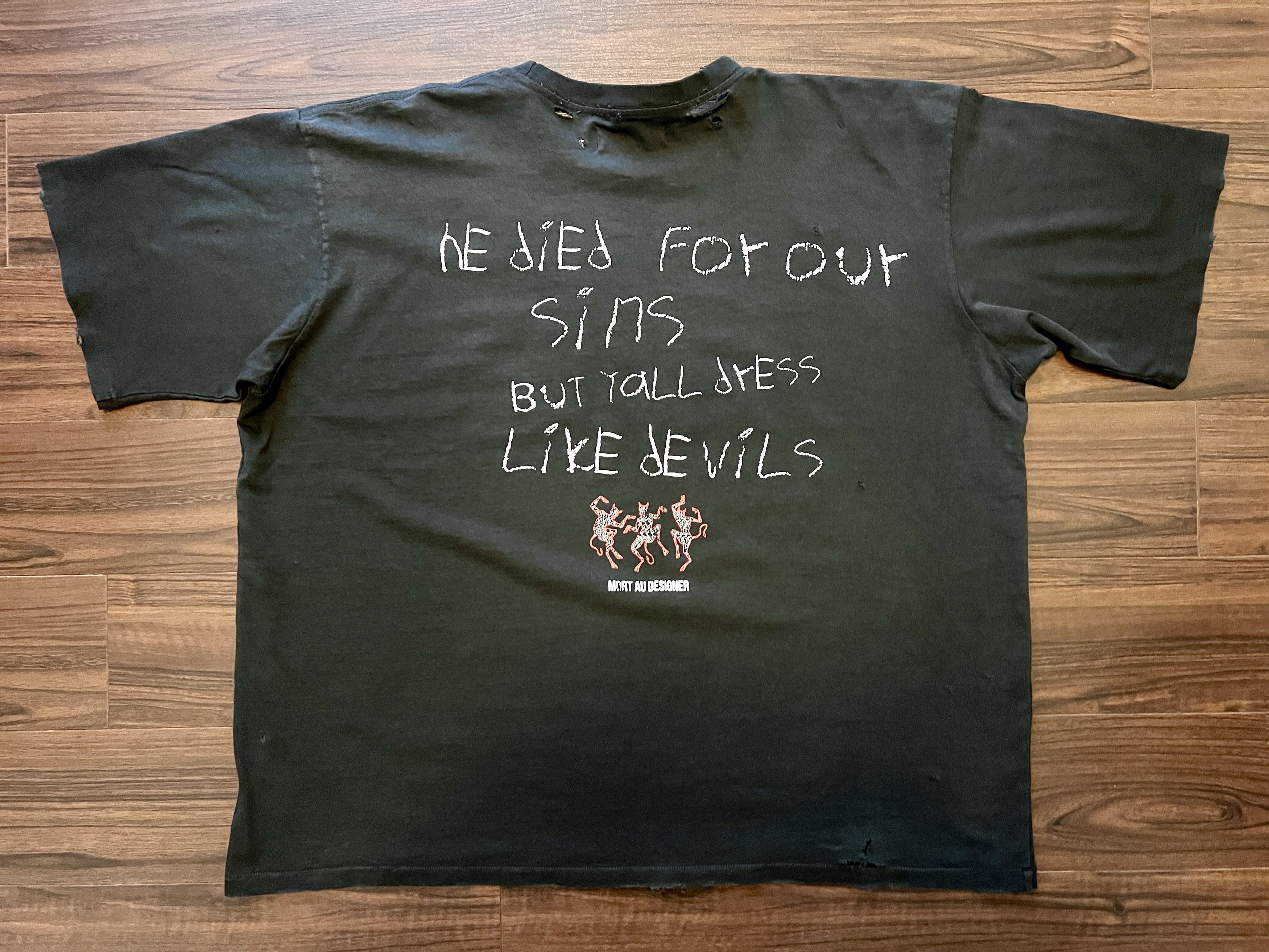 Other Mort Au Designer — FASHION KILLS "WTFWJD" Tee Size US XXL / EU 58 / 5 - 2 Thumbnail