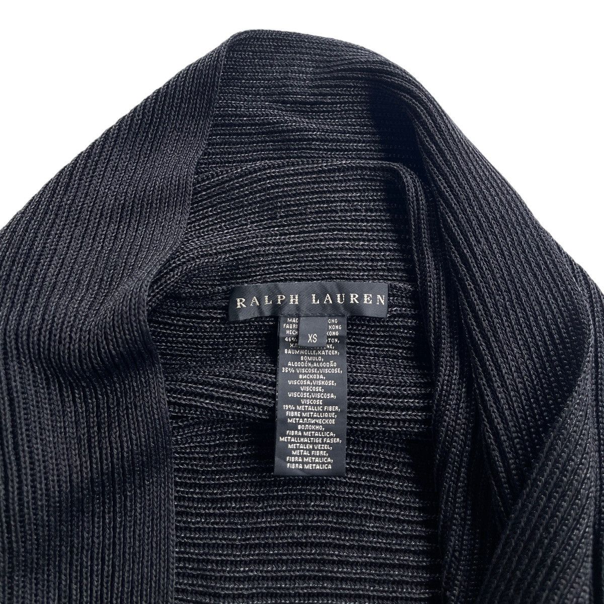 Ralph Lauren RL Black Label Shrug Metallic Fibre Knit Cardigan Size XS / US 0-2 / IT 36-38 - 7 Thumbnail
