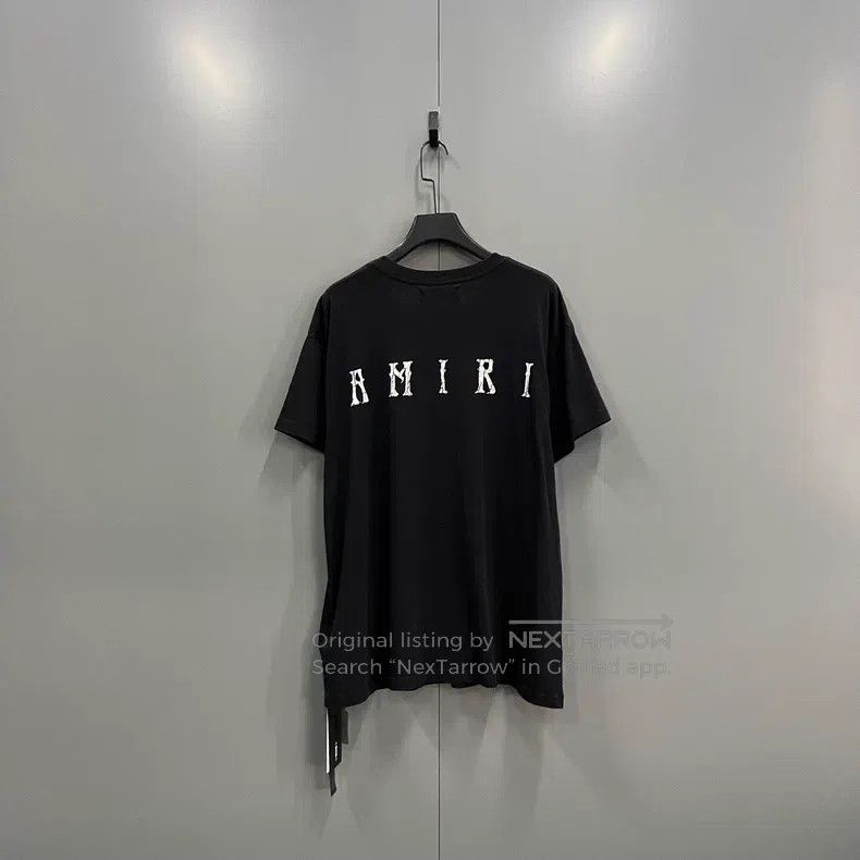 Amiri Amiri Size XL Black printed short sleeves Size US XL / EU 56 / 4 - 2 Thumbnail