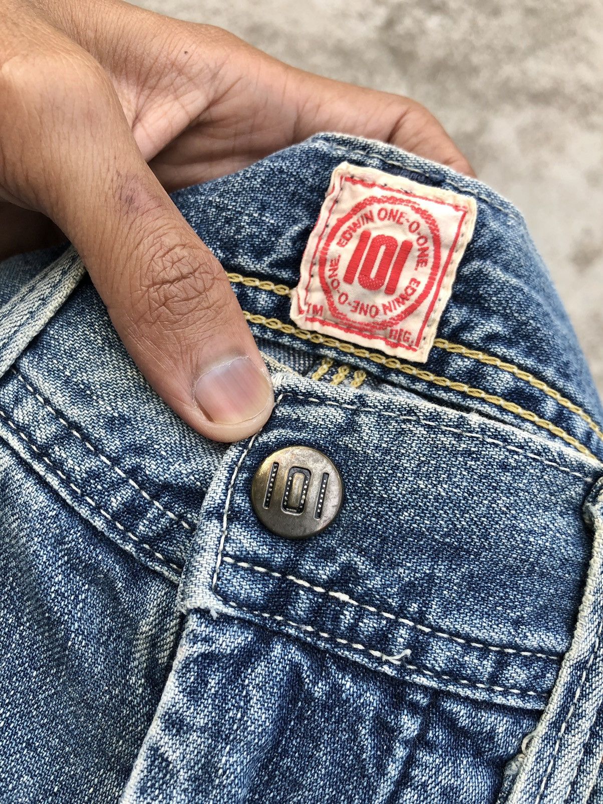 Edwin WIDE LEG VINTAGE EDWIN 101 CARPENTER DENIM Size US 28 / EU 44 - 9 Thumbnail