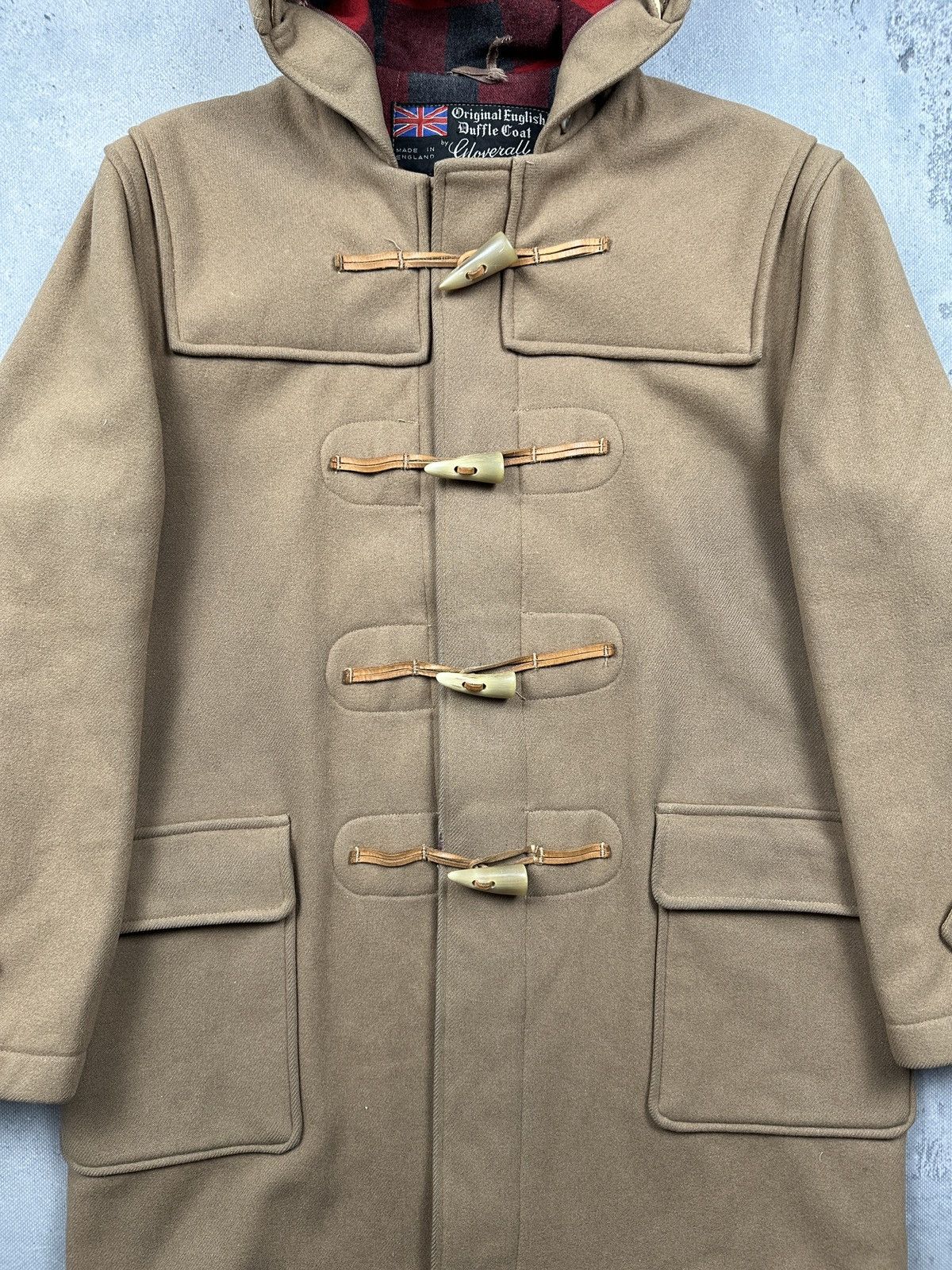 Gloverall Vintage Gloverall Original English Duffle Coat Camel Wool Size US M / EU 48-50 / 2 - 12 Thumbnail