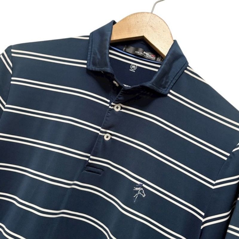 Polo Ralph Lauren Polo by Ralph Lauren RLX Men's Navy and White Striped Polo S Size US S / EU 44-46 / 1 - 1 Thumbnail