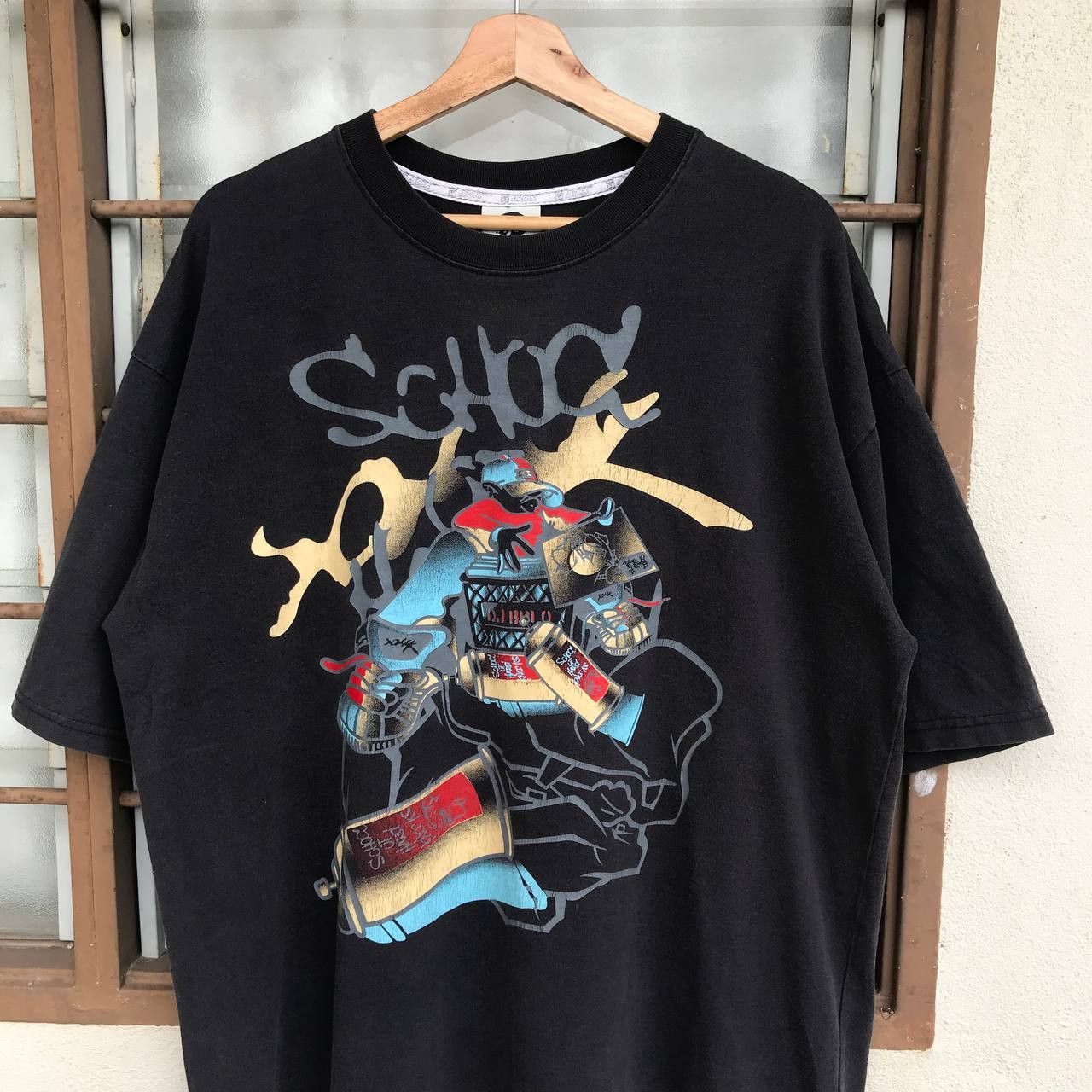 Rap Tees × Vintage VINTAGE Y2K SOHK SCHOOL OF HARD KNOCKS RAPTEES/HIPHOP XXL Size US XXL / EU 58 / 5 - 2 Thumbnail