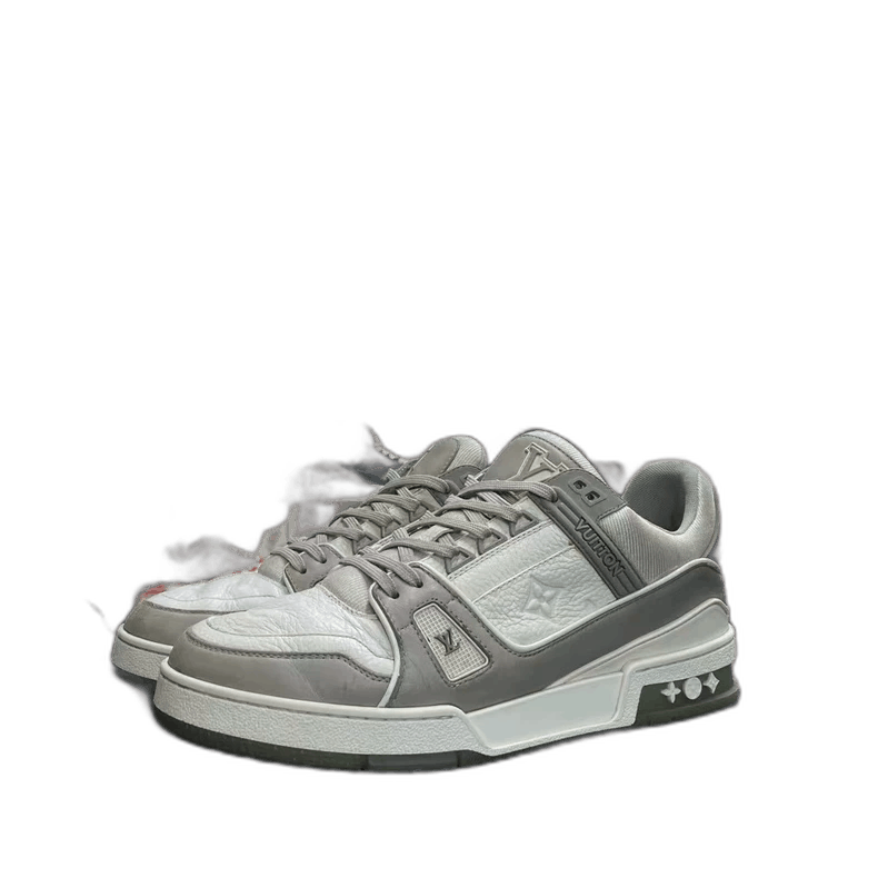 Louis Vuitton Lv Trainer Gray White Sneakers Size 41 Size US 9 / EU 42 - 1 Thumbnail