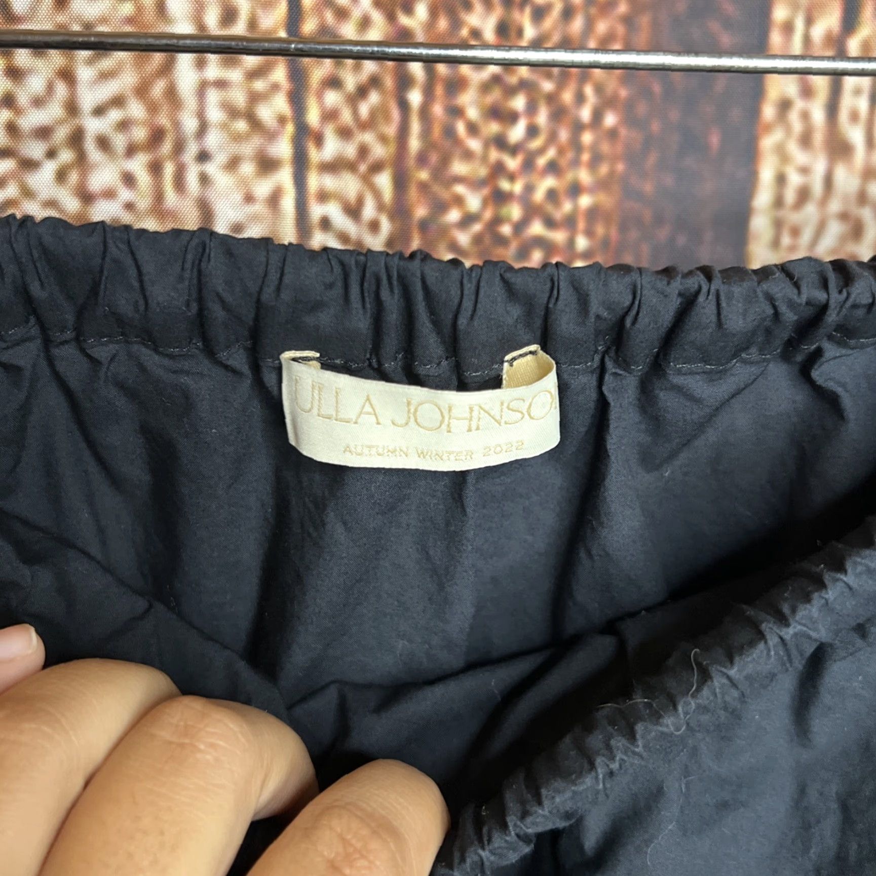Ulla Johnson Ulla Johnson Skirt Women Long Wrap Black Cotton Size 2 Winter Spring 2022 Autumn Winter - 2 Size 26" / US 2 / IT 38 - 2 Thumbnail