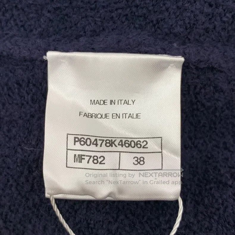 Chanel Chanel Cruise Series Dark Blue Cotton Casual Knitted Towel Size 25" / US 0 / IT 36 - 8 Thumbnail