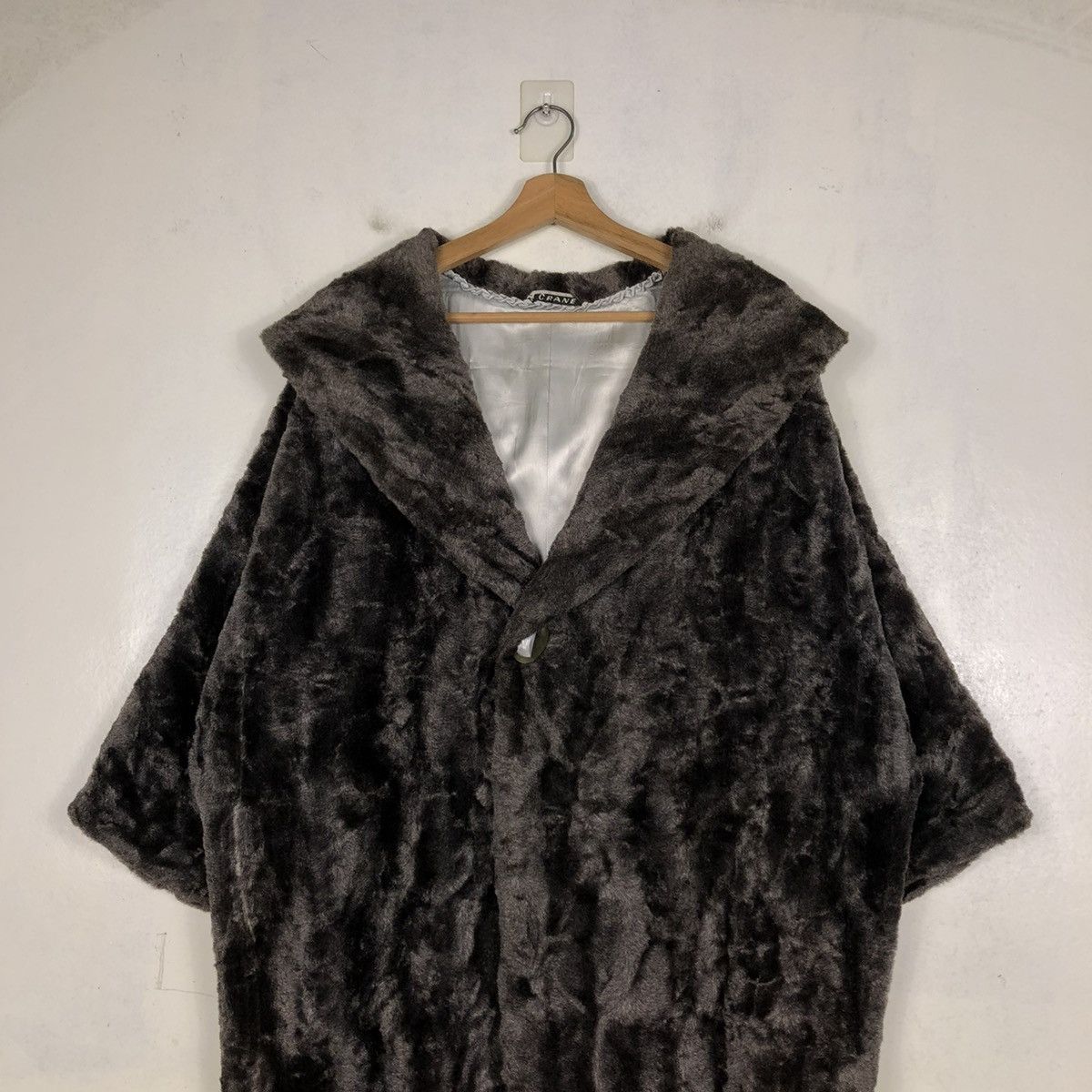 Japanese Brand 📌VINTAGE MOHAIR WOOL CASHMERE JACKET CRANE DOUBLE COLLAR Size US L / EU 52-54 / 3 - 5 Thumbnail