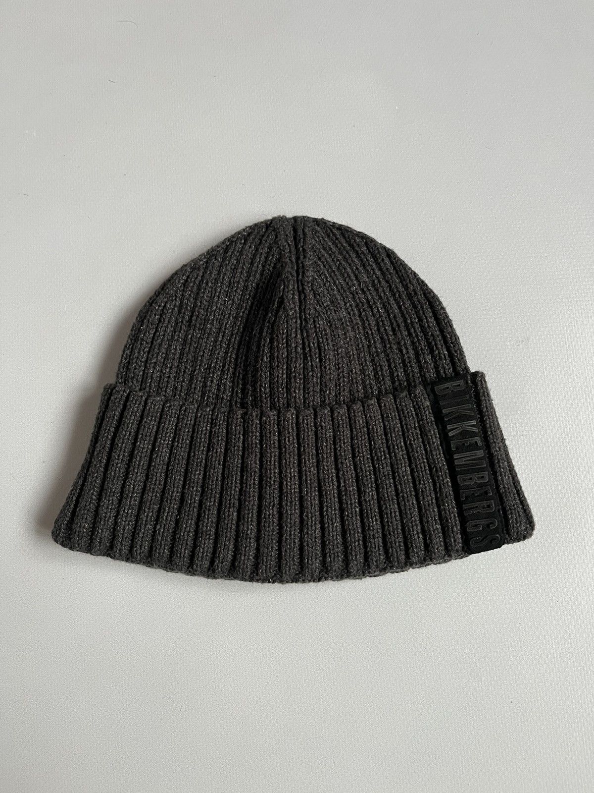 Dirk Bikkembergs × Japanese Brand Dirk Bikkembergs Men Grey Beanie Cotton Wool Hat Size ONE SIZE - 1 Thumbnail