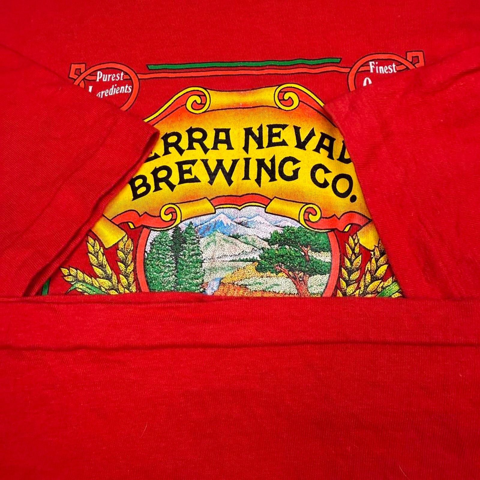Hanes Vintage sierra nevada beer t shirt 90s USA XL Single Stitch Size US XL / EU 56 / 4 - 4 Thumbnail