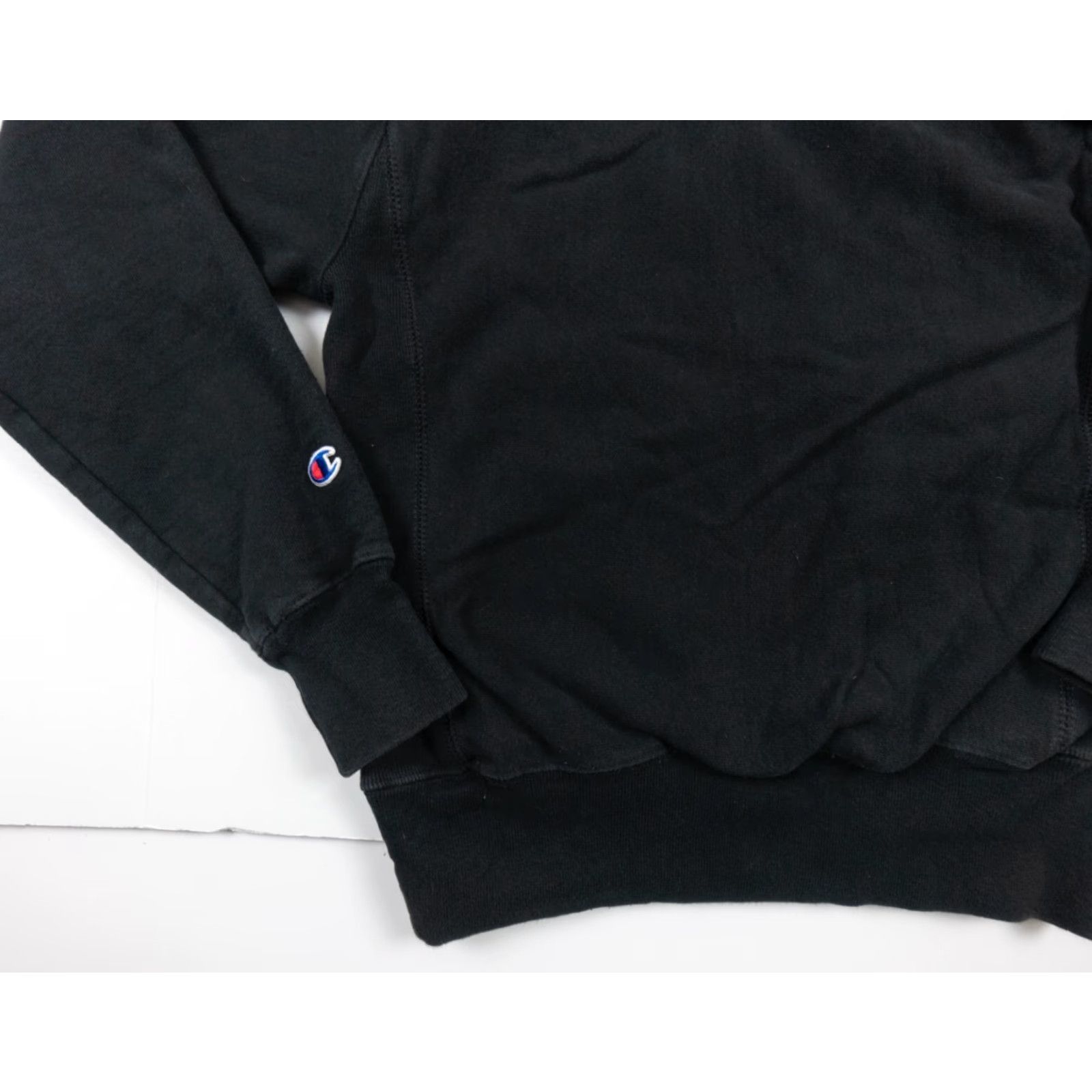 Champion Champion Sweatshirt Adult XS Black Reverse Weave Spellout Embroidered Logo Pullover Men Size US XS / EU 42 / 0 - 6 Thumbnail