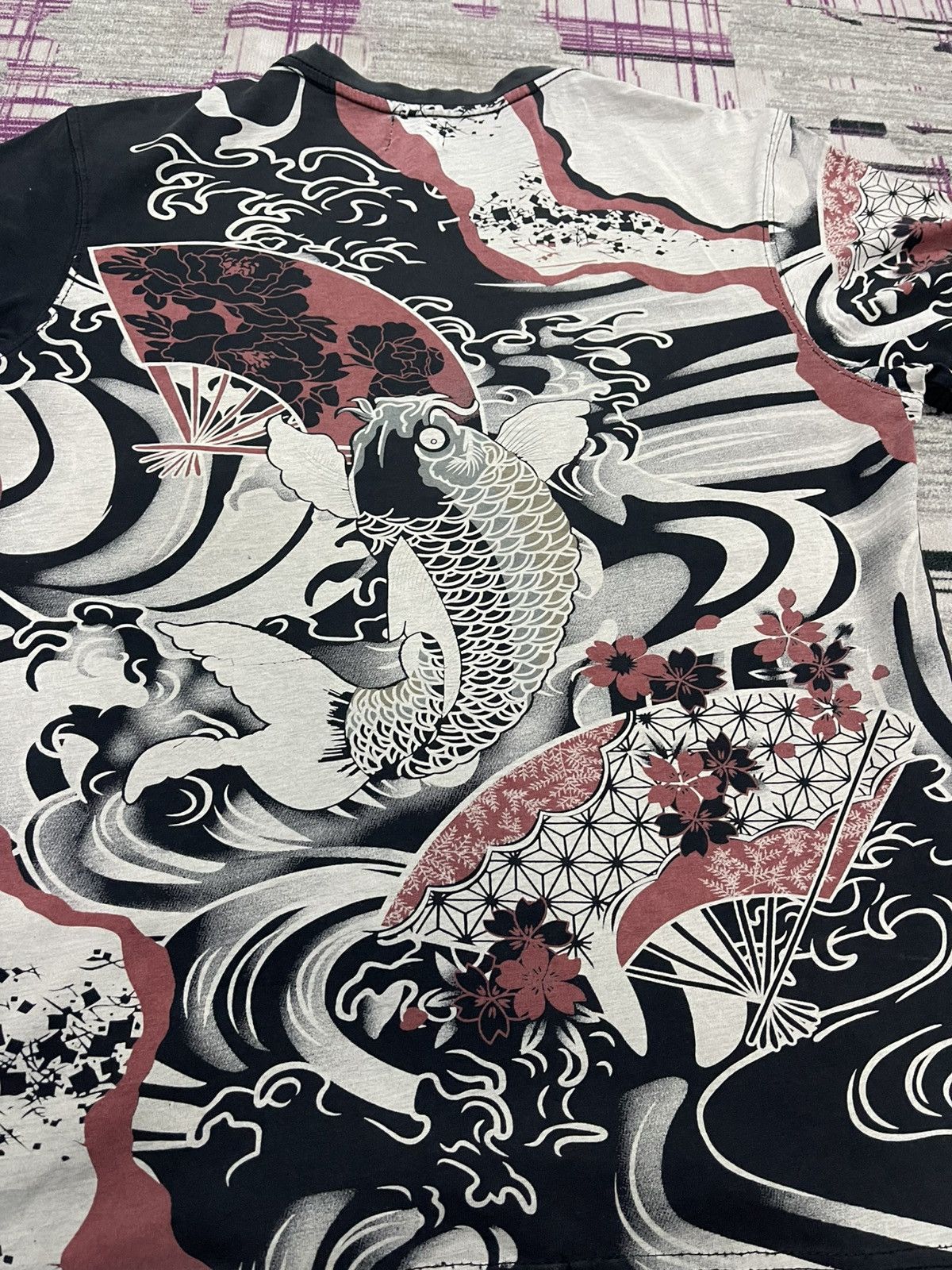 Evisu VINTAGE EVISU KOI FISH TEE VERY RARE Size US M / EU 48-50 / 2 - 12 Thumbnail