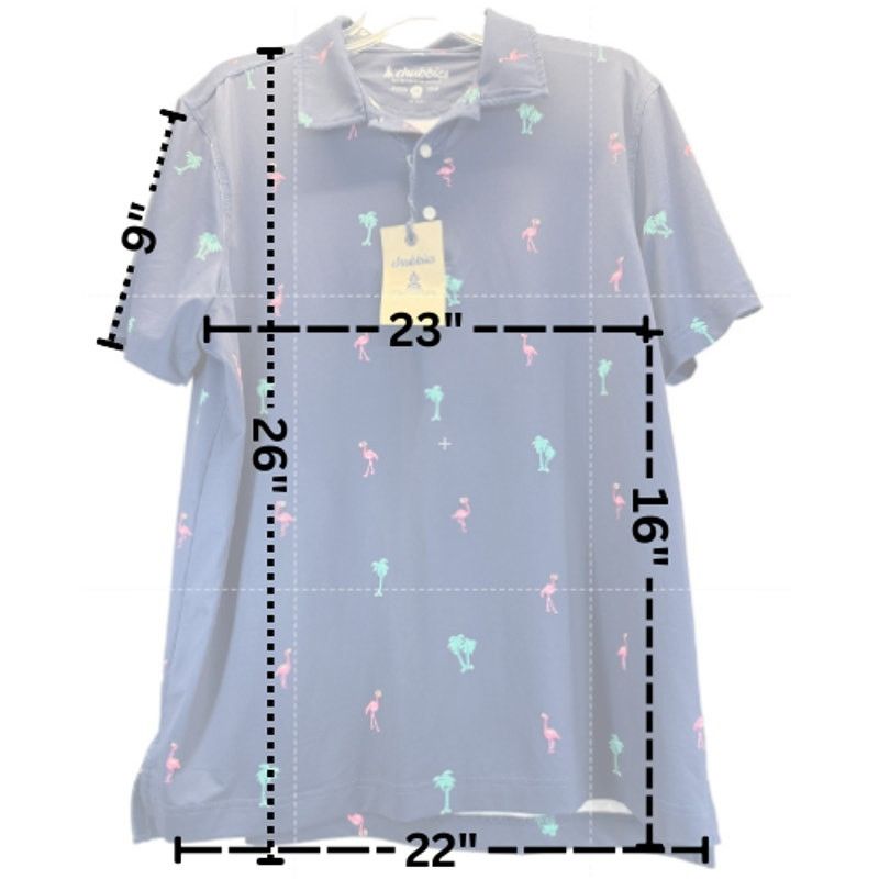 Chubbies Chubbies “Island Pal” Polo Blue UPF 50+ men sz M Size US M / EU 48-50 / 2 - 2 Thumbnail