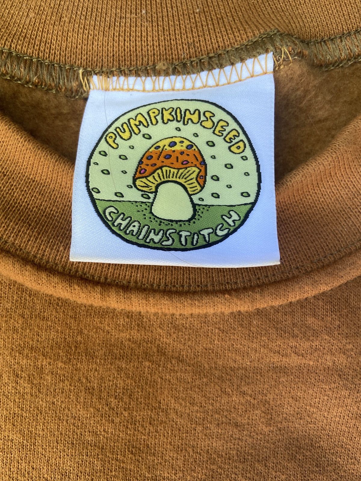 Handmade Grateful Dead hand chainstitched sweatshirt Size US XL / EU 56 / 4 - 6 Thumbnail