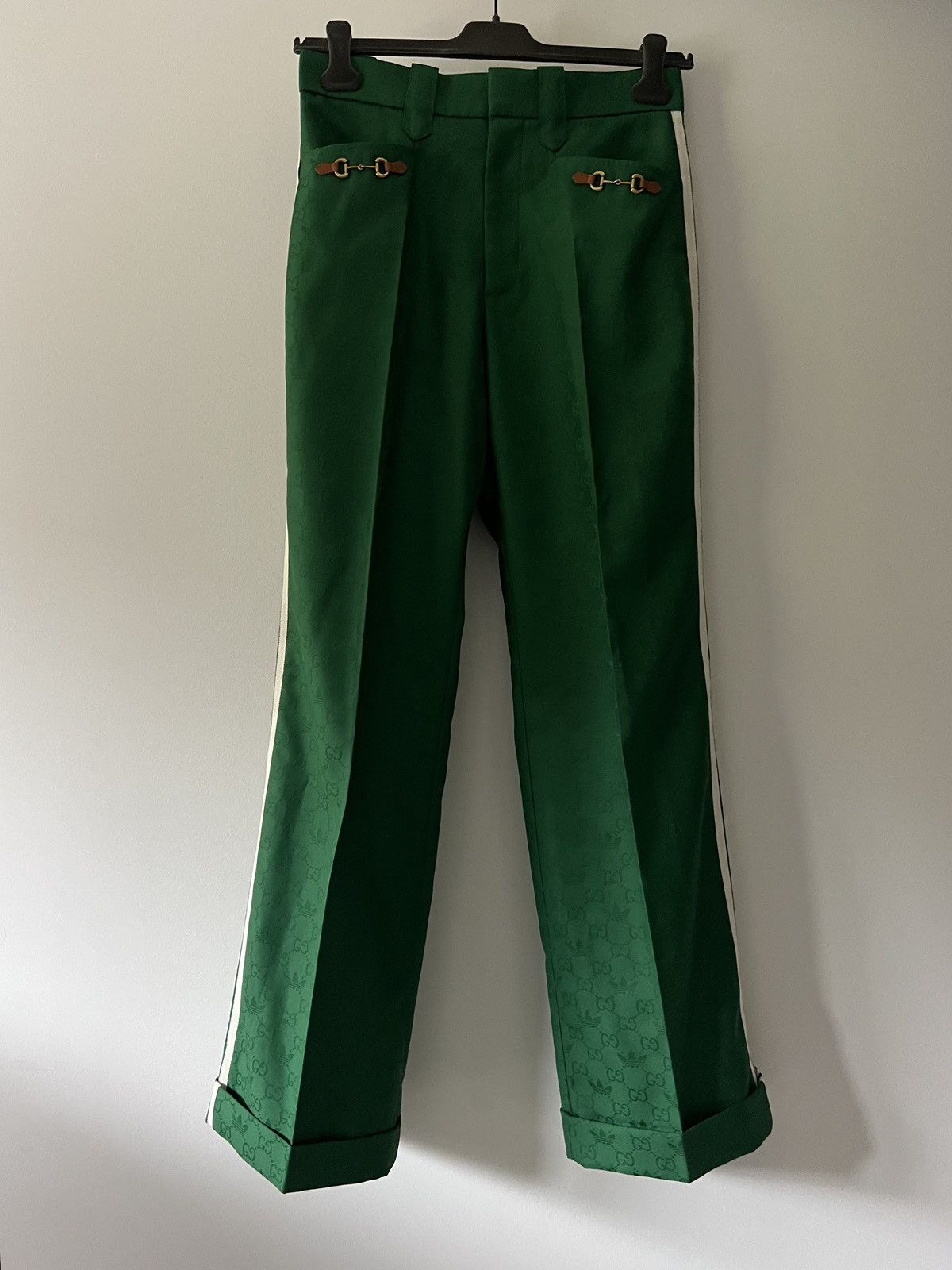 Adidas × Gucci Adidas Gucci Monogram Pants in Green Size US 30 / EU 46 - 5 Thumbnail