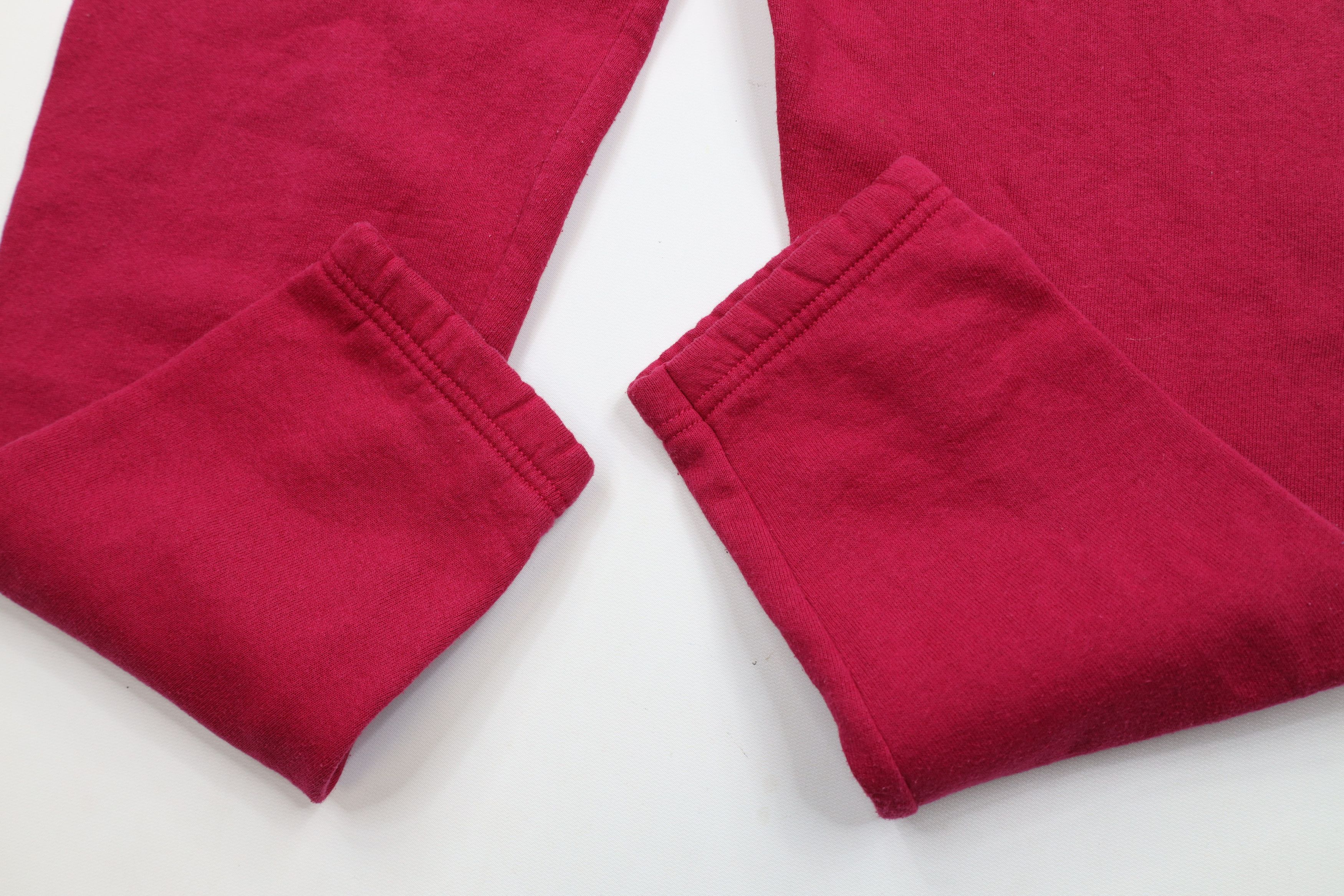 Vintage Vintage 90s Streetwear Blank Sweatpants Joggers Pink USA Size 22" - 5 Thumbnail