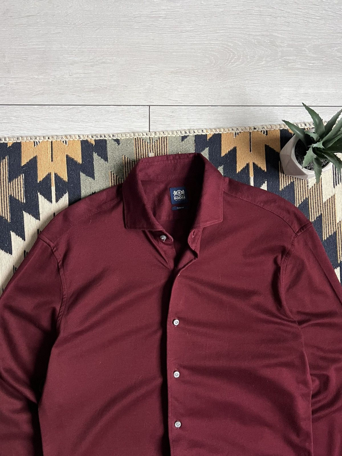 Boggi Boggi Milano Button Up Luxury Shirt Size US L / EU 52-54 / 3 - 4 Thumbnail