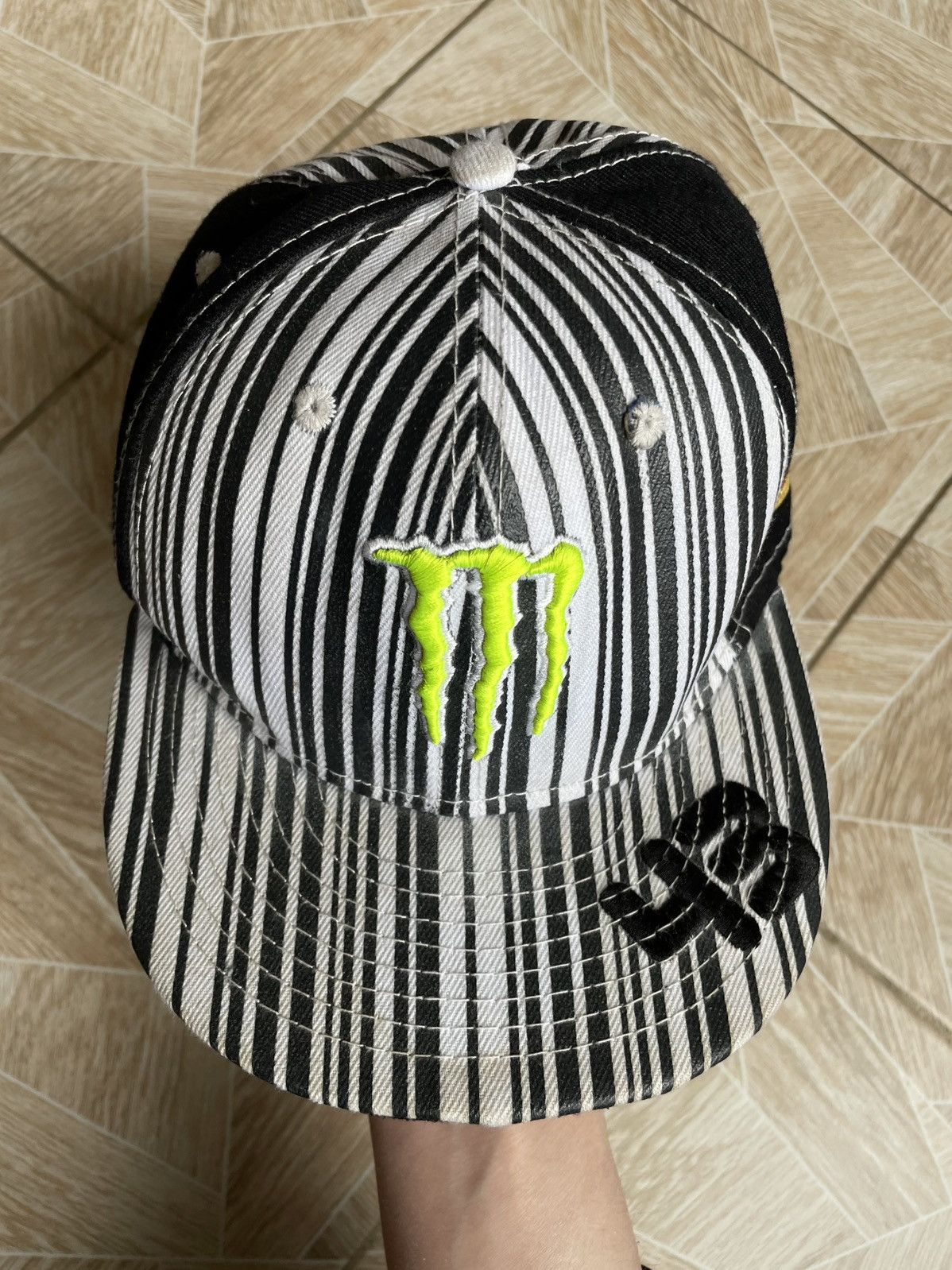 DC Vintage Racing DC Shoes Monster Energy Pirelli SnapBack Cap Size ONE SIZE - 4 Thumbnail