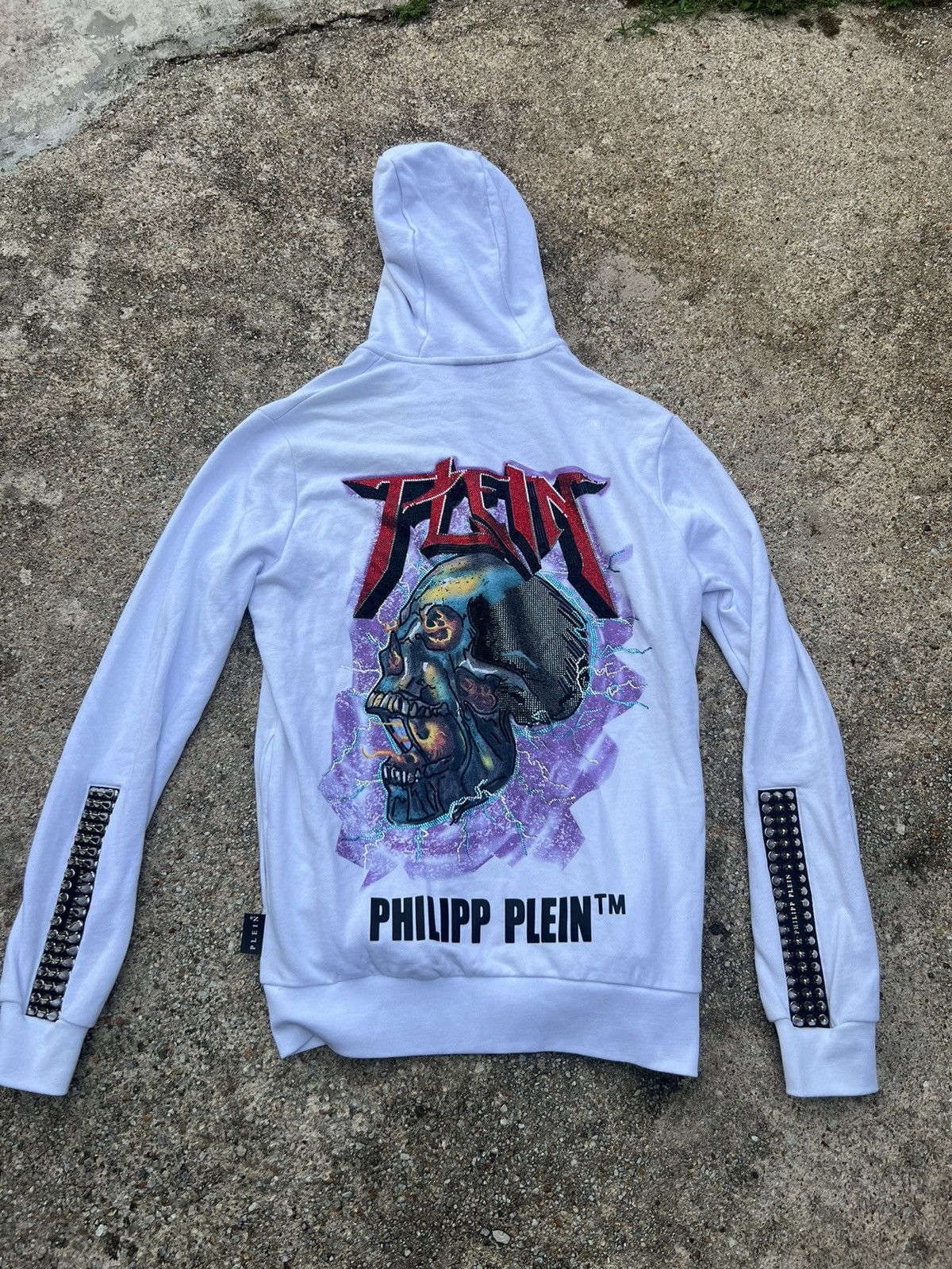 Hypebeast × Philipp Plein Philipp Plein Punk Design Hoodie Size US M / EU 48-50 / 2 - 1 Thumbnail