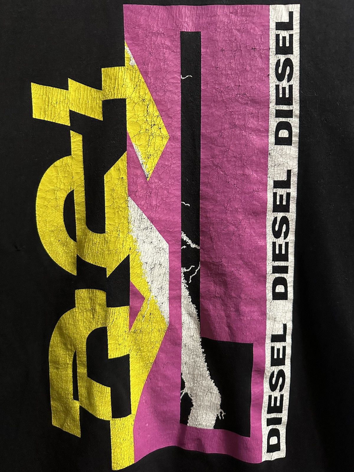 Diesel Rare T-Shirt Diesel Punk Y2K Style Avant-Garde Hype. Size US M / EU 48-50 / 2 - 7 Thumbnail