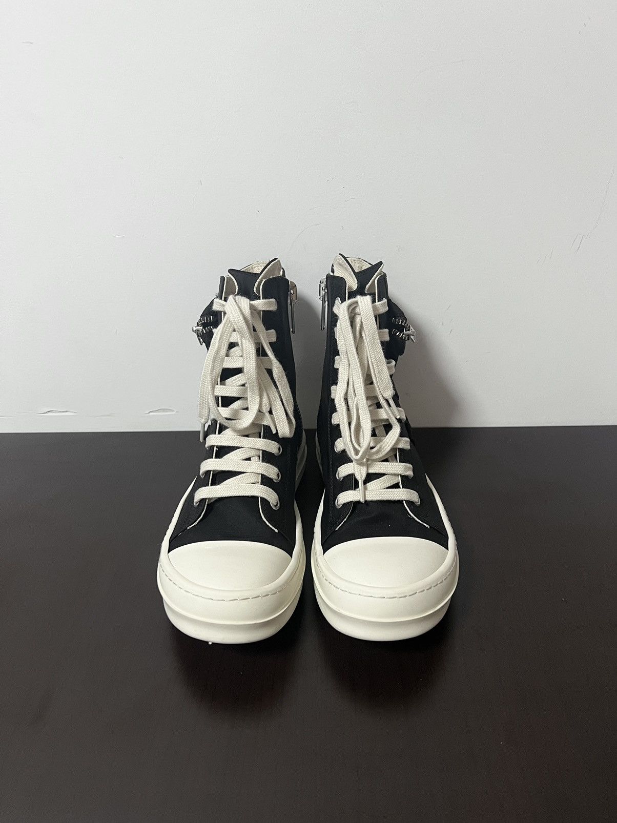 Rick Owens Drkshdw Rick owens cargo ramones high top sneakers sz 36 Size US 6 / IT 36 - 3 Thumbnail