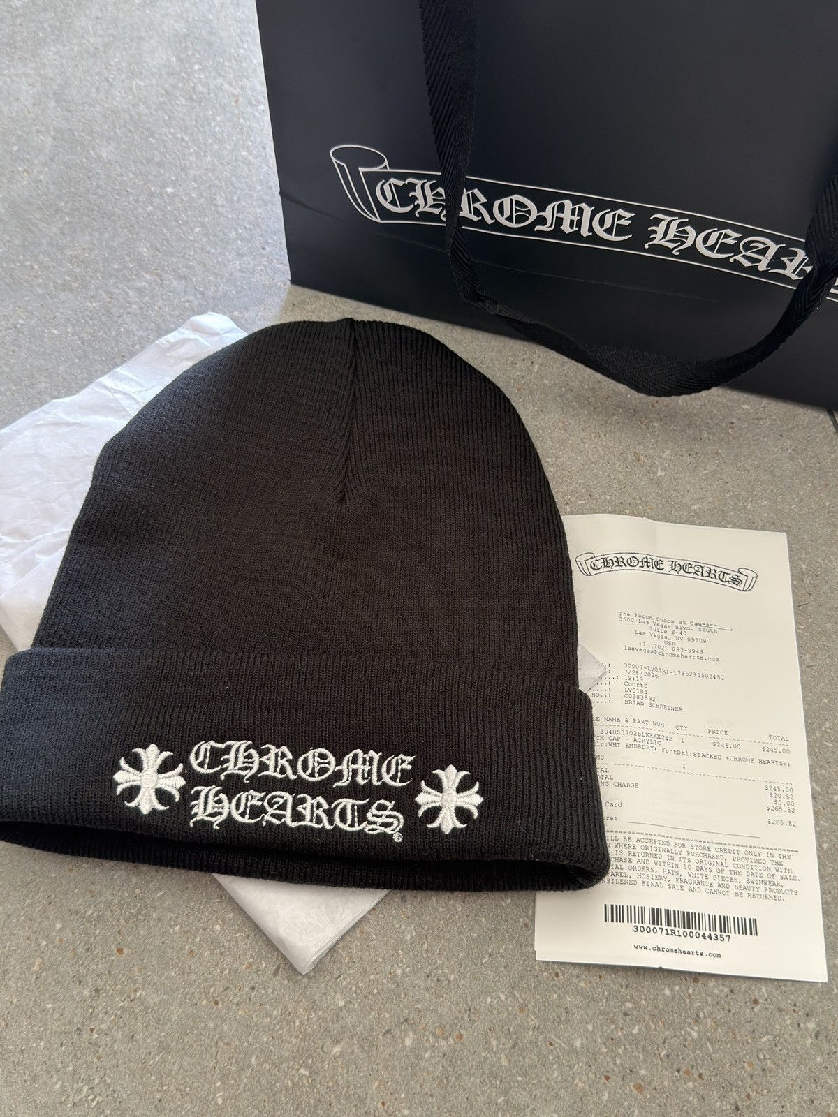Chrome Hearts Chrome Hearts Sex Beanie | Grailed