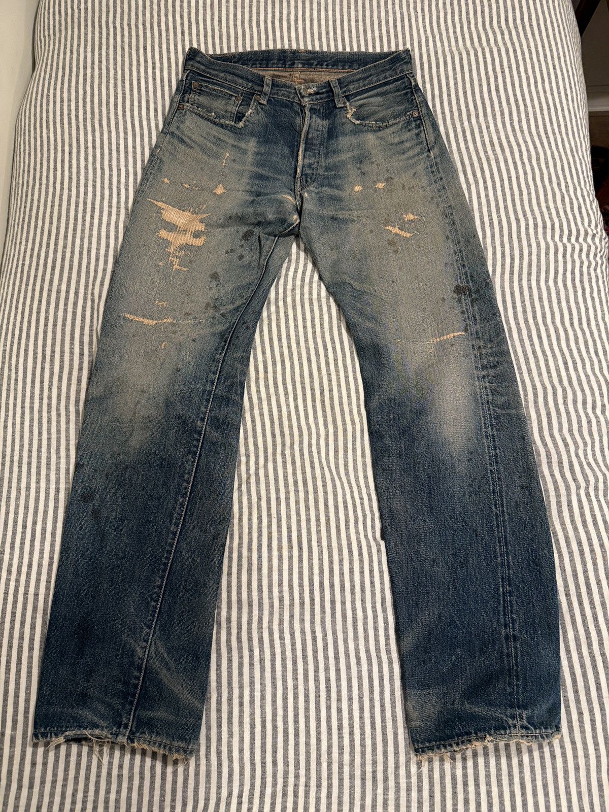 Levi's Vintage Clothing Repaired Japan Levi’s Vintage Clothing 1955 501 Size US 32 / EU 48 - 1 Thumbnail