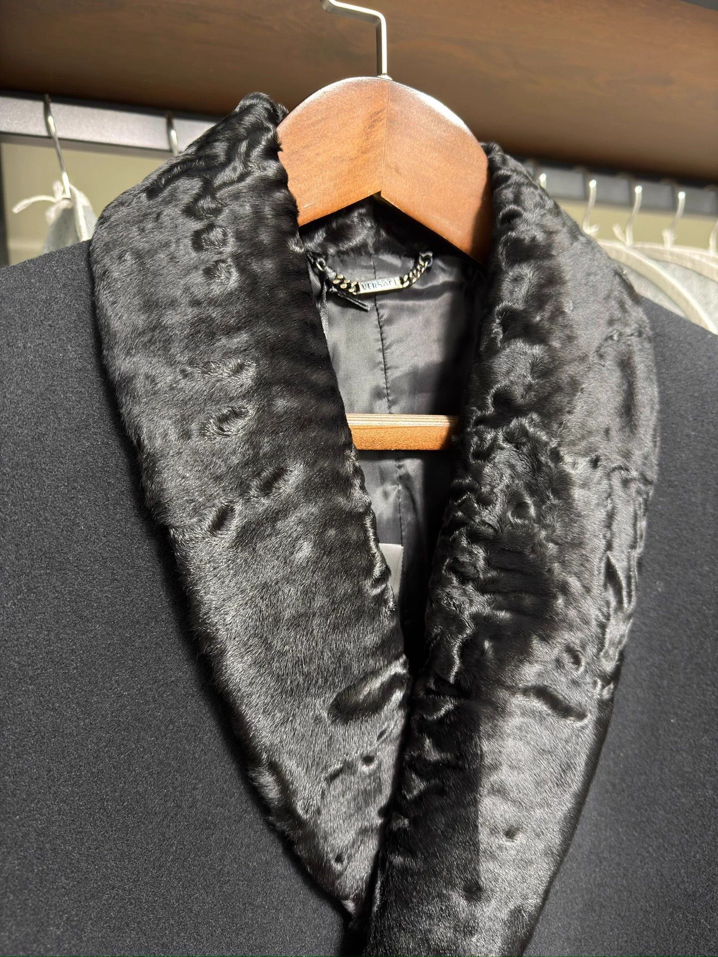 Versace Versace Wool Blend Overcoat Size US L / EU 52-54 / 3 - 3 Thumbnail