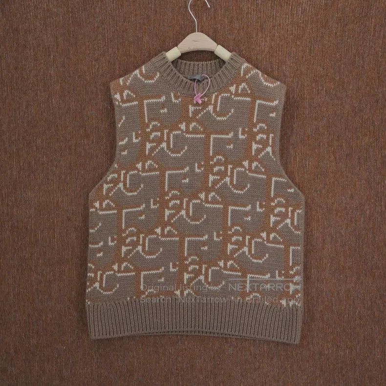 Dior Dior Old Flower Logo Pattern Loose Knitted Vest Size US S / EU 44-46 / 1 - 1 Thumbnail