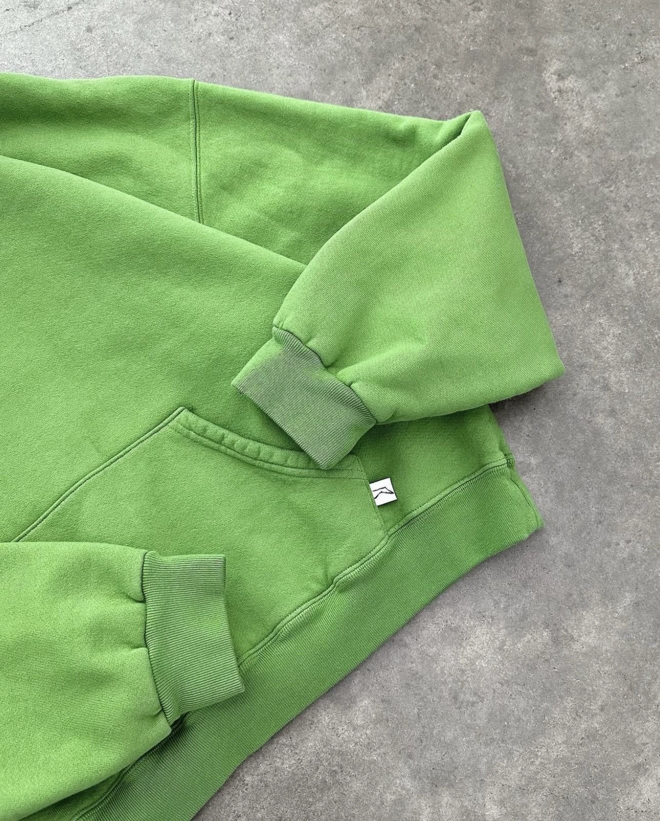 Akimbo Club Akimbo relaxed cropped oversized hoodie sweater signal green Size US M / EU 48-50 / 2 - 3 Thumbnail