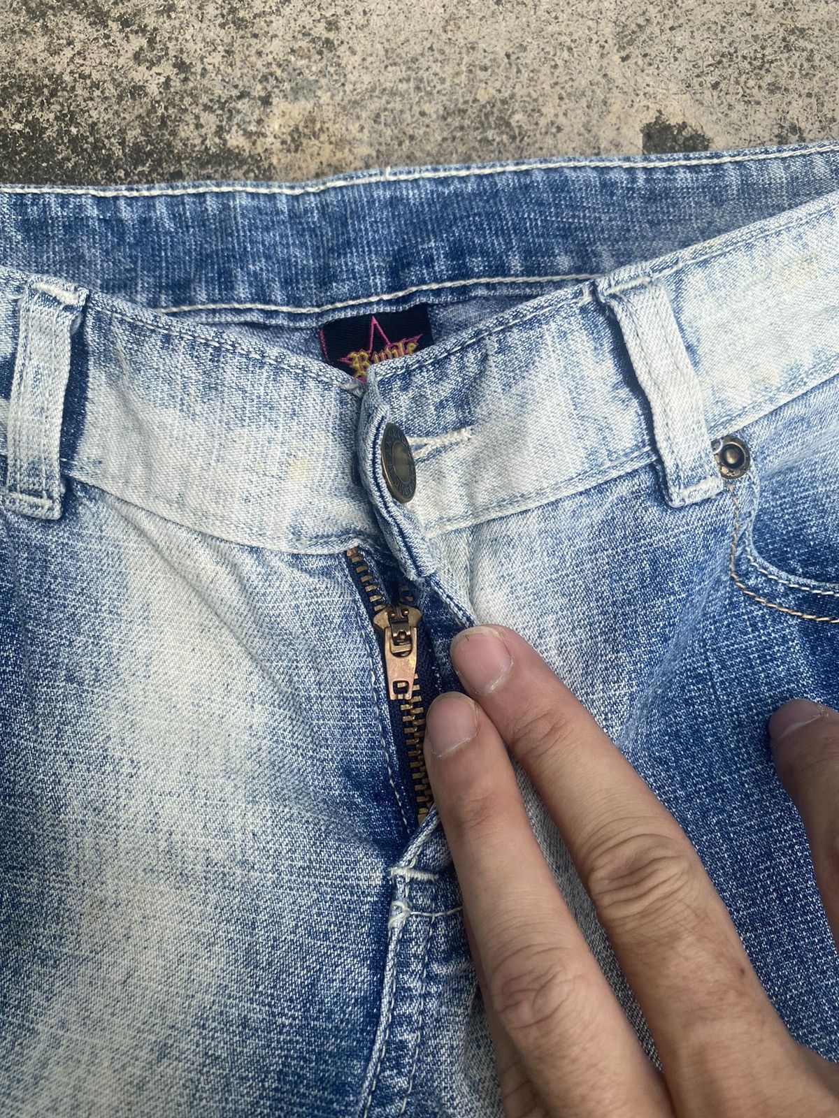If Six Was Nine × Japanese Brand Flare Jeans Ruble Patchwork Bootcut Size US 29 - 11 Thumbnail