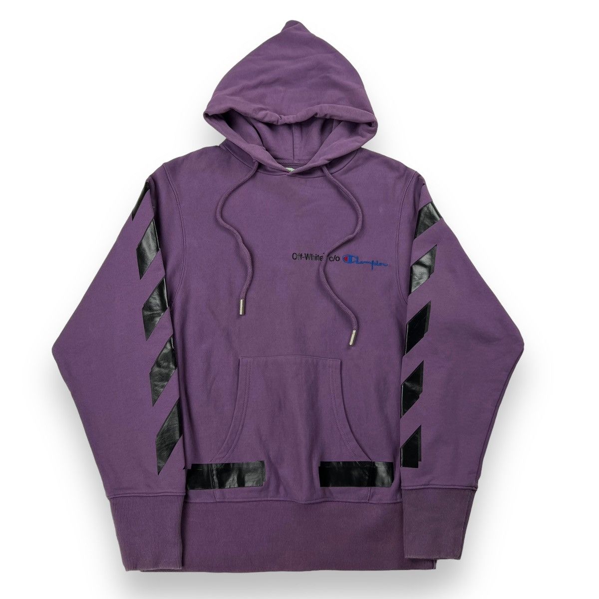 Off-White Off-White x Champion Arrows Purple Hoodie Size US XS / EU 42 / 0 - 2 Thumbnail