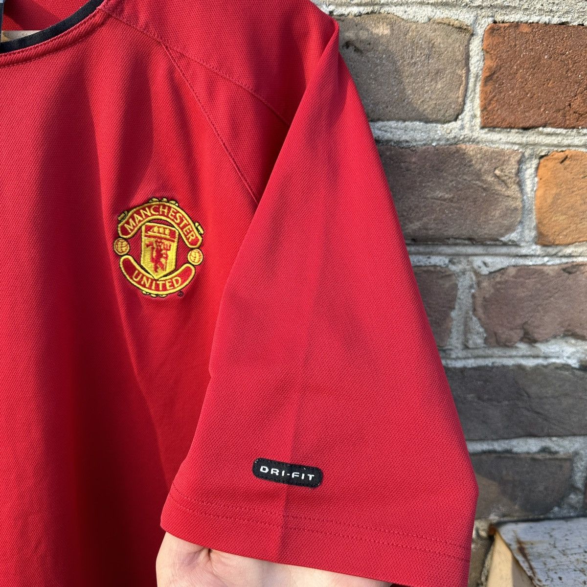 Nike Manchester United FC 2002 Training Jersey Kit T-Shirt Size US L / EU 52-54 / 3 - 7 Thumbnail