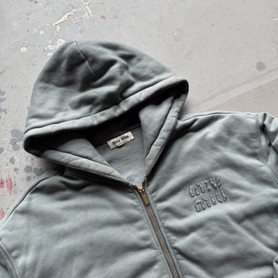 Miu Miu Miu Miu Overdyed Zip-Up Size US XS / EU 42 / 0 - 3 Thumbnail
