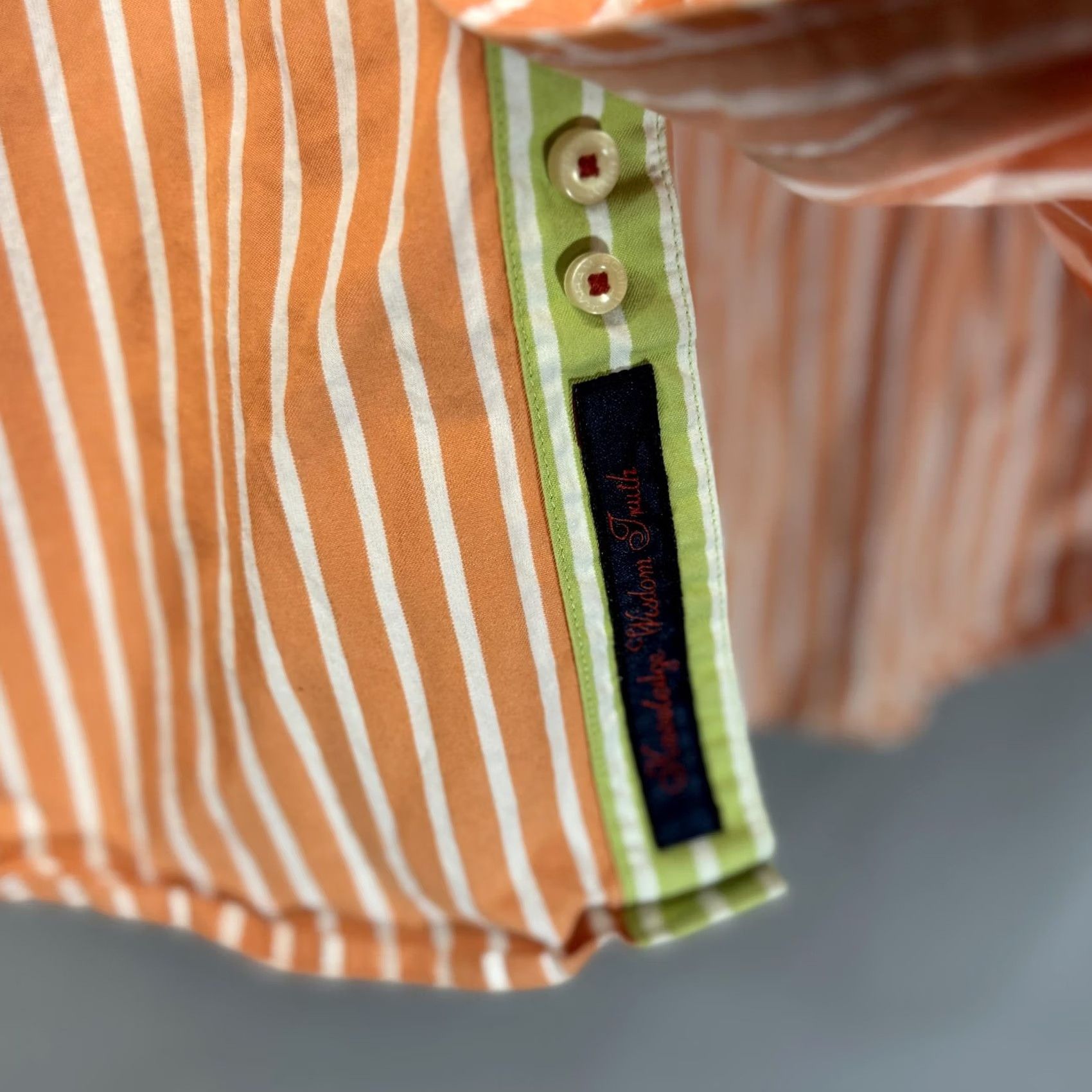Robert Graham Robert Graham Shirt Mens Large Stripe Button Down Long Sleeve Dress Shirt Size 42R - 4 Thumbnail