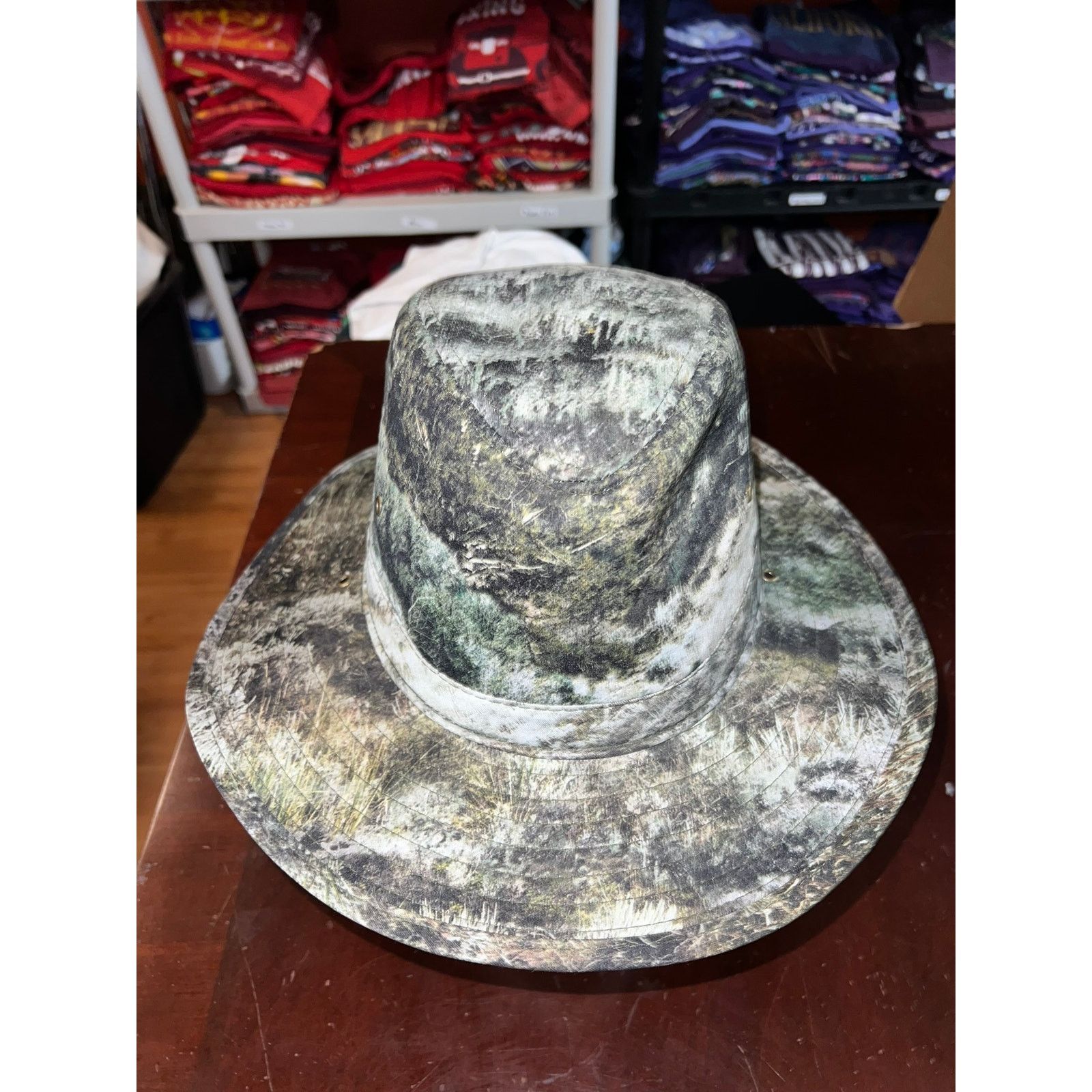 Vintage Paramount Outdoors Camo Hat Safari Style Green Cap Gear Hunt Size ONE SIZE - 2 Thumbnail