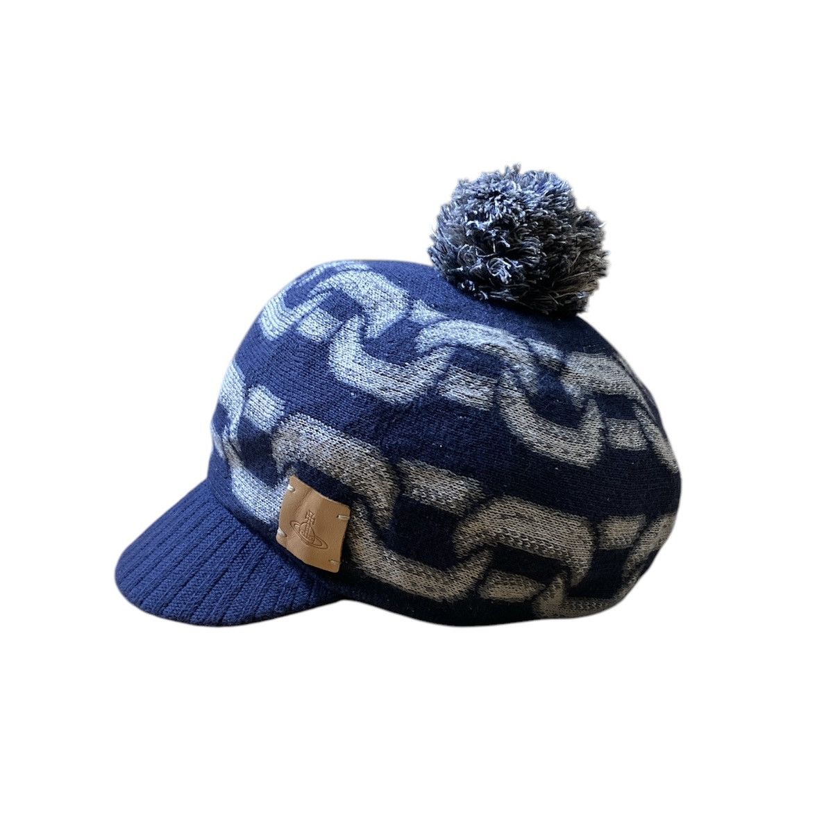 Designer × Vivienne Westwood Vivienne Westwood Chain Motive Visor Beanie Hat Size ONE SIZE - 2 Thumbnail