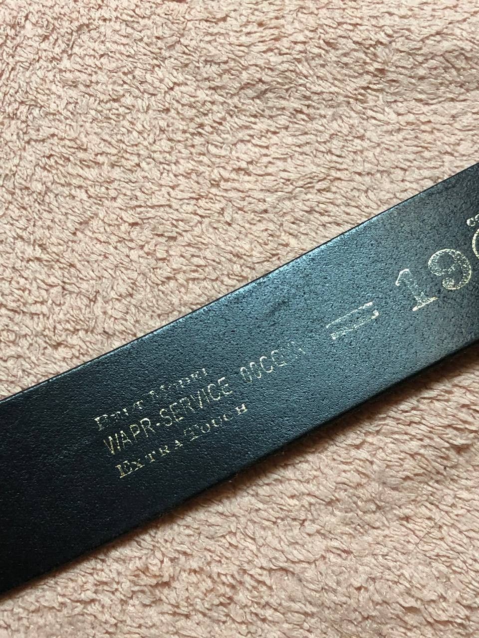 Diesel Vintage Belt black Diesel logo Streetwear One size Y2K Size ONE SIZE - 13 Thumbnail