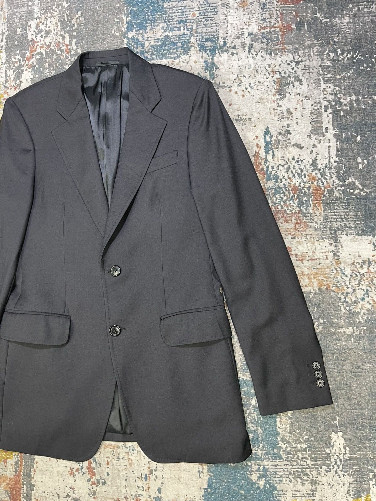 Miu Miu Miu Miu Single Breasted Black Blazers Size 48R - 2 Thumbnail