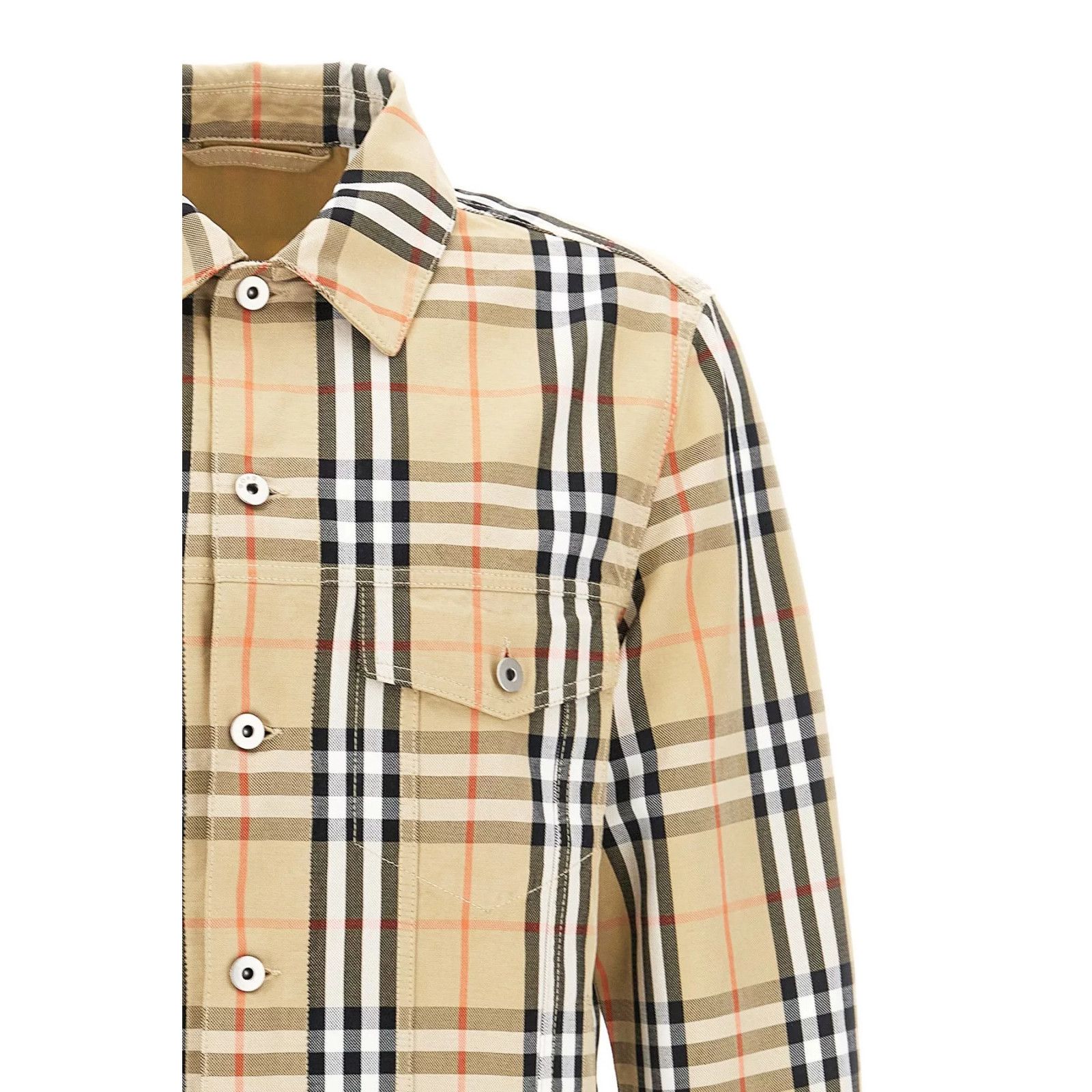 Burberry BURBERRY Check Beige/Sand Jacket New & Authentic (Men's size Size US L / EU 52-54 / 3 - 3 Thumbnail