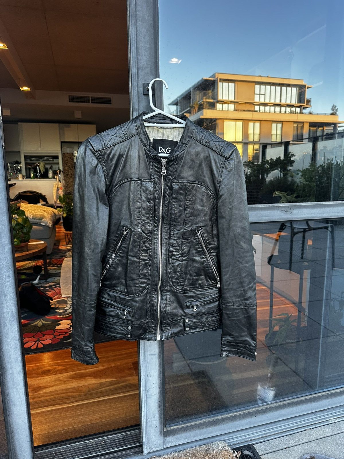 Dolce & Gabbana Dolche and gabbana lamb skin leather jacket | Grailed