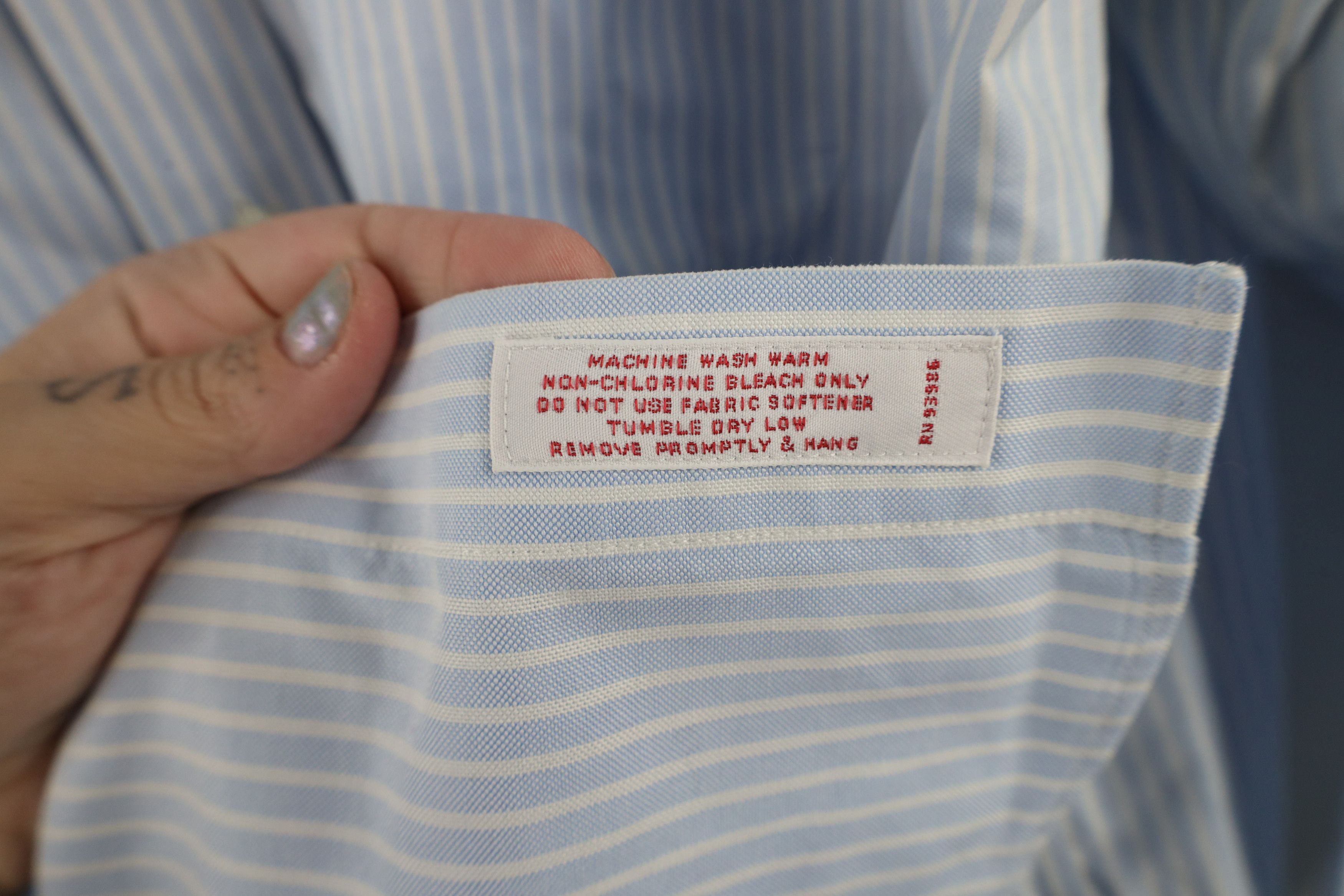 Brooks Brothers × Vintage Vintage 90s Brooks Brothers Cotton Button Down Shirt Size US M / EU 48-50 / 2 - 8 Thumbnail