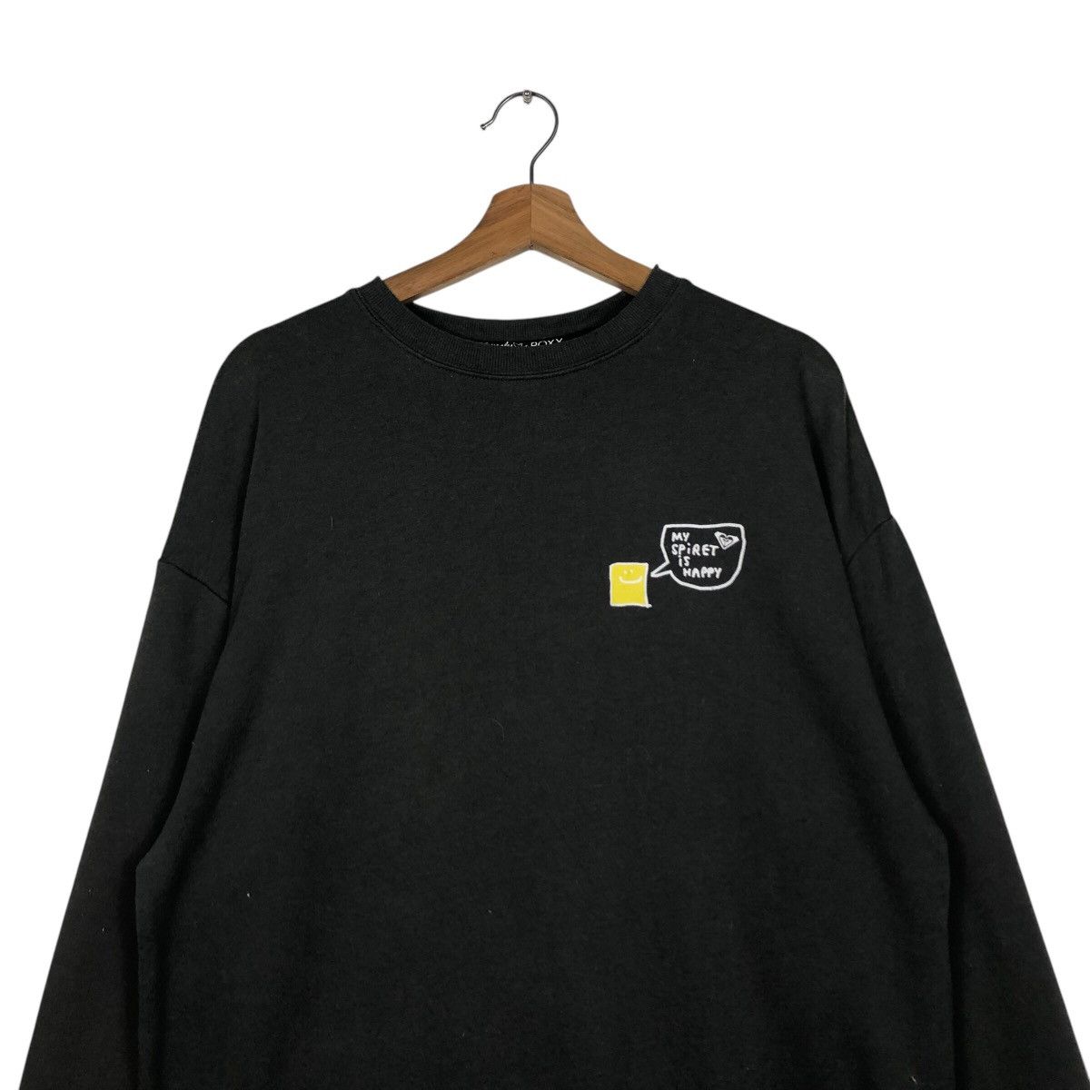 Japanese Brand × Vintage 📌Vintage Sweatshirt Roxy X Mark Gonzales Big Logo Design Size US M / EU 48-50 / 2 - 4 Thumbnail
