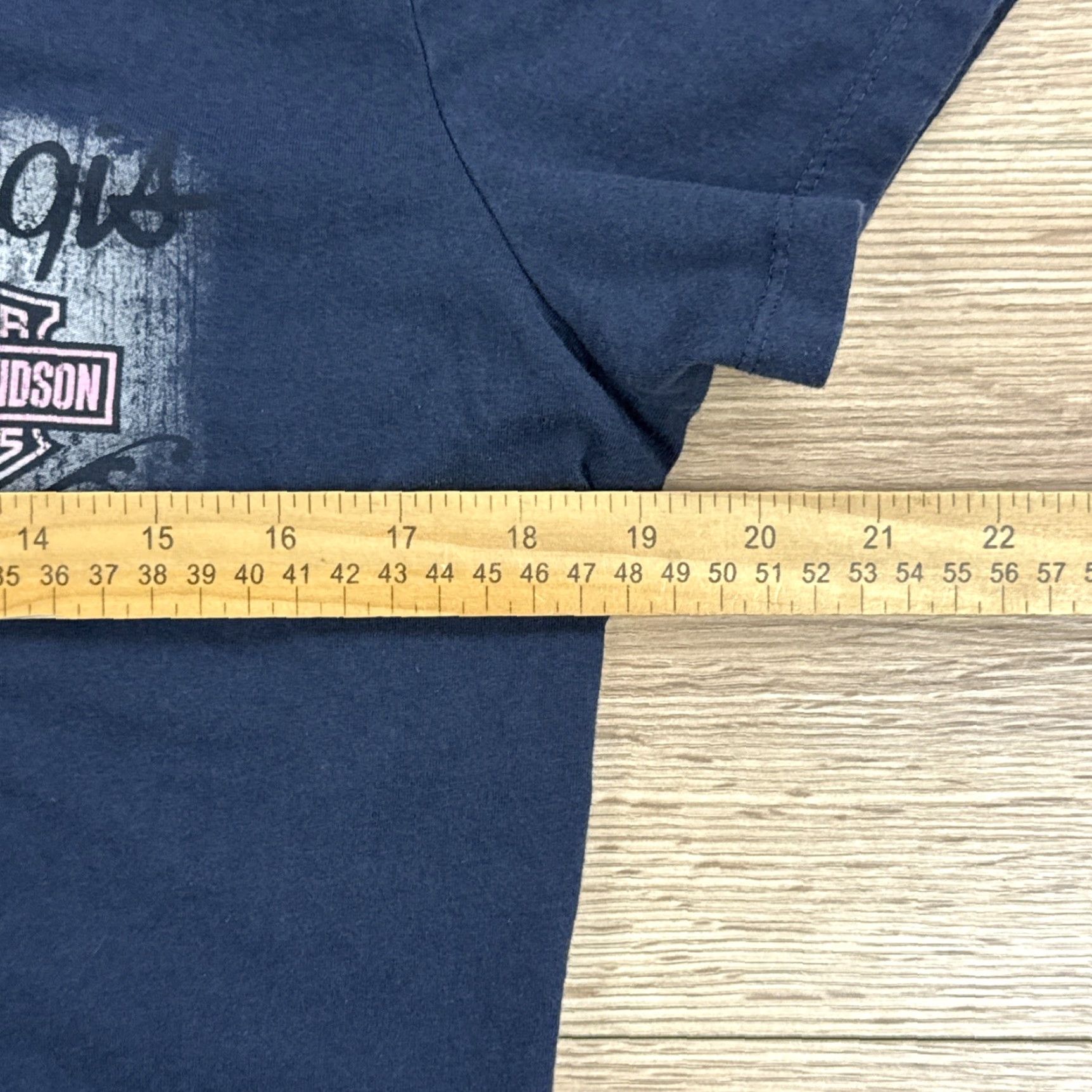 Harley Davidson VINTAGE Harley-Davidson V-Neck T-Shirt Women’s 2022 Sturgis Navy Large Women Shirt Short Sleeve Size L / US 10 / IT 46 - 7 Thumbnail